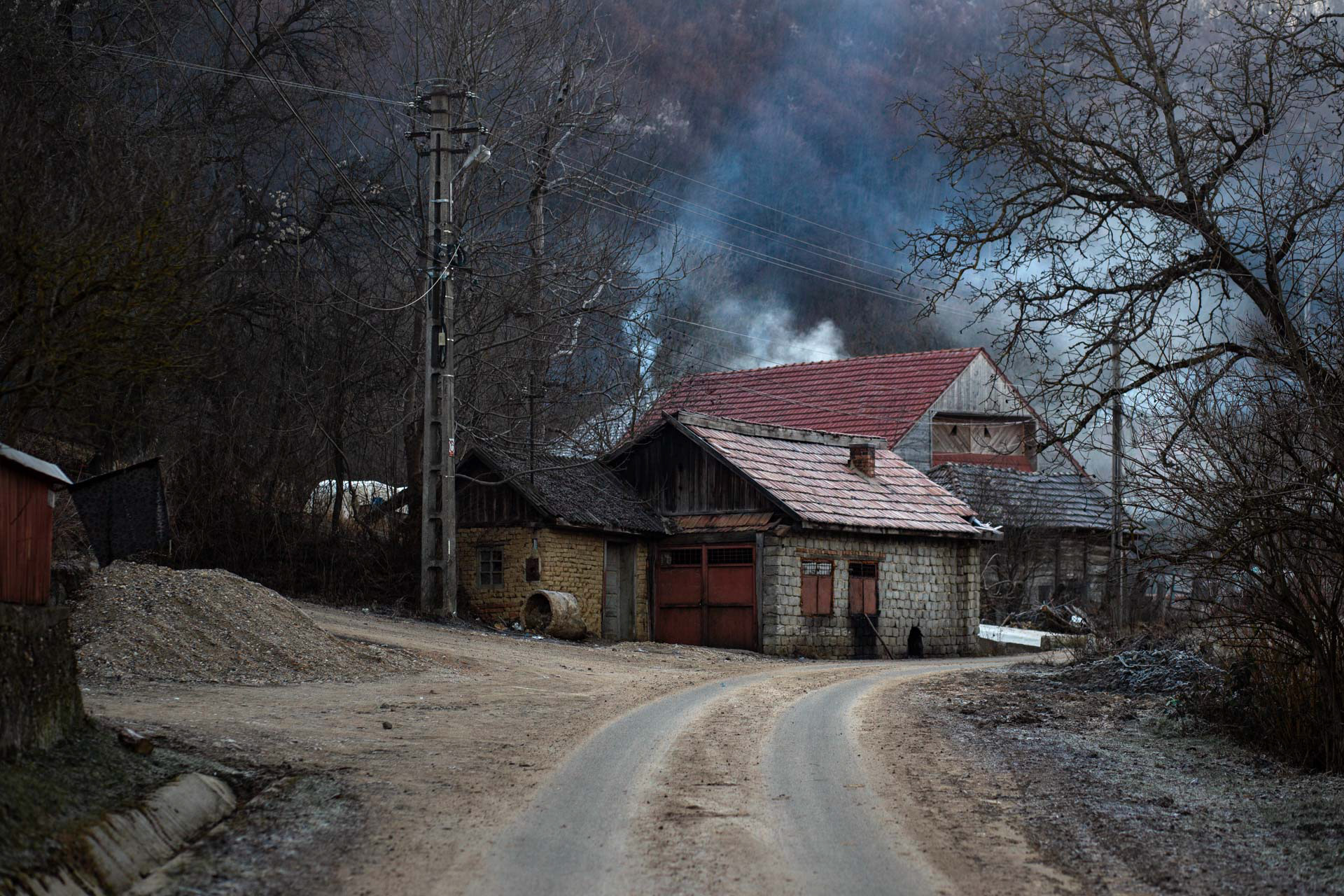 3. The community distillery. Each late autumn, after the plum harvest, grandfather made pălincă here. He no longer works the land, he no longer yields harvests.