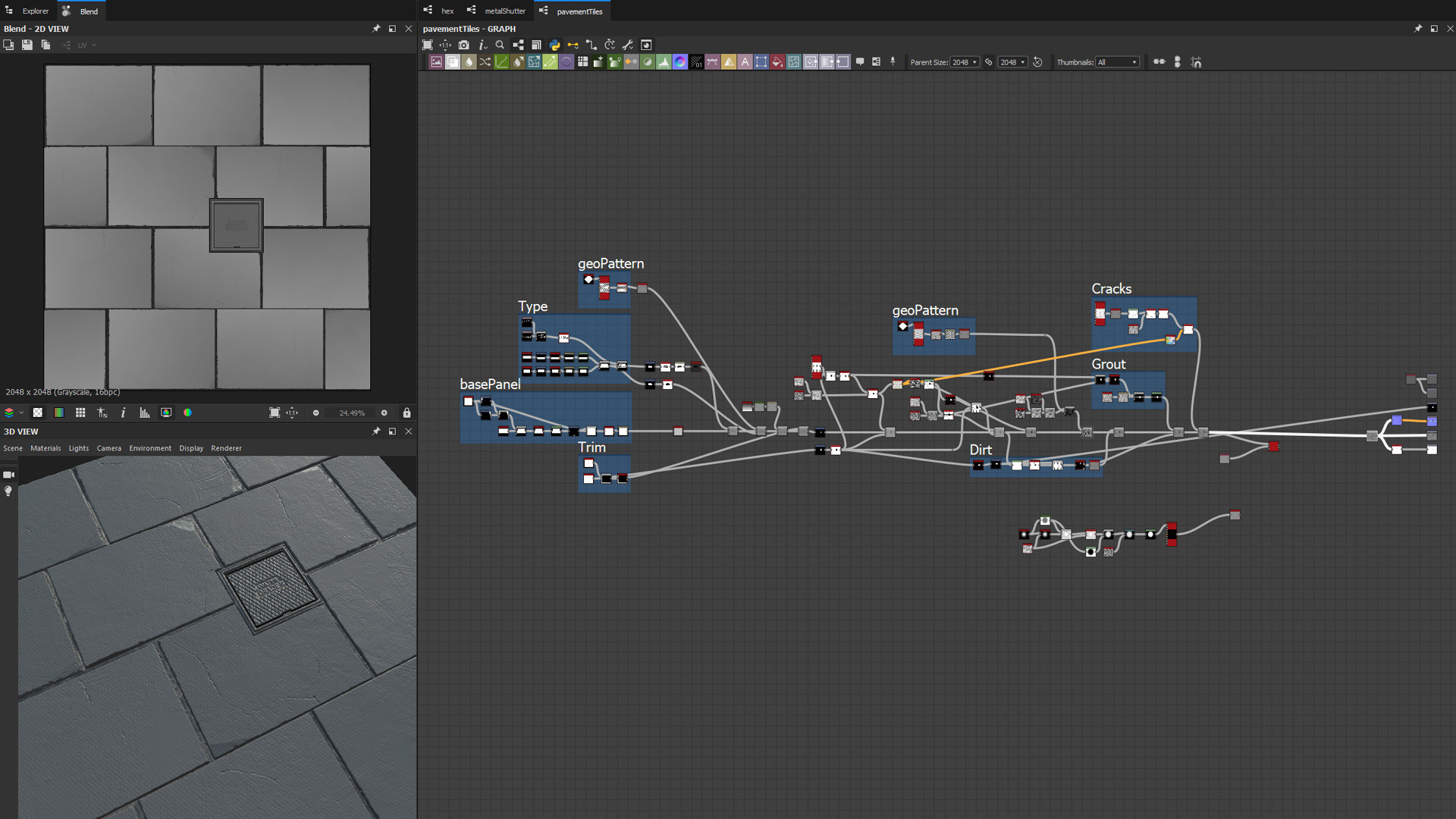 Stone Slab Substance Graph