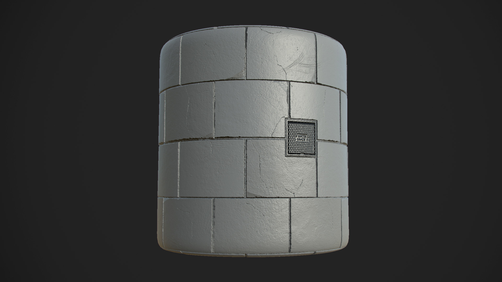 Stone Slab Cylinder