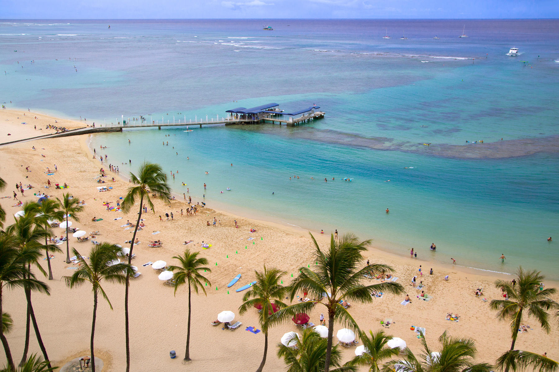 Hilton Hawaiian Village - View from Rainbow Tower