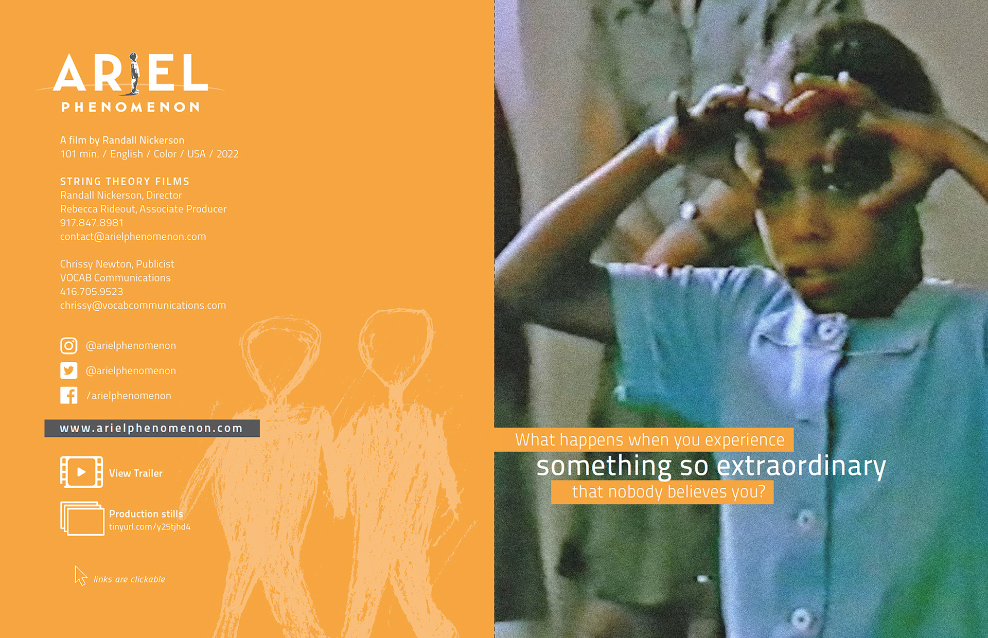 Press kit page spread