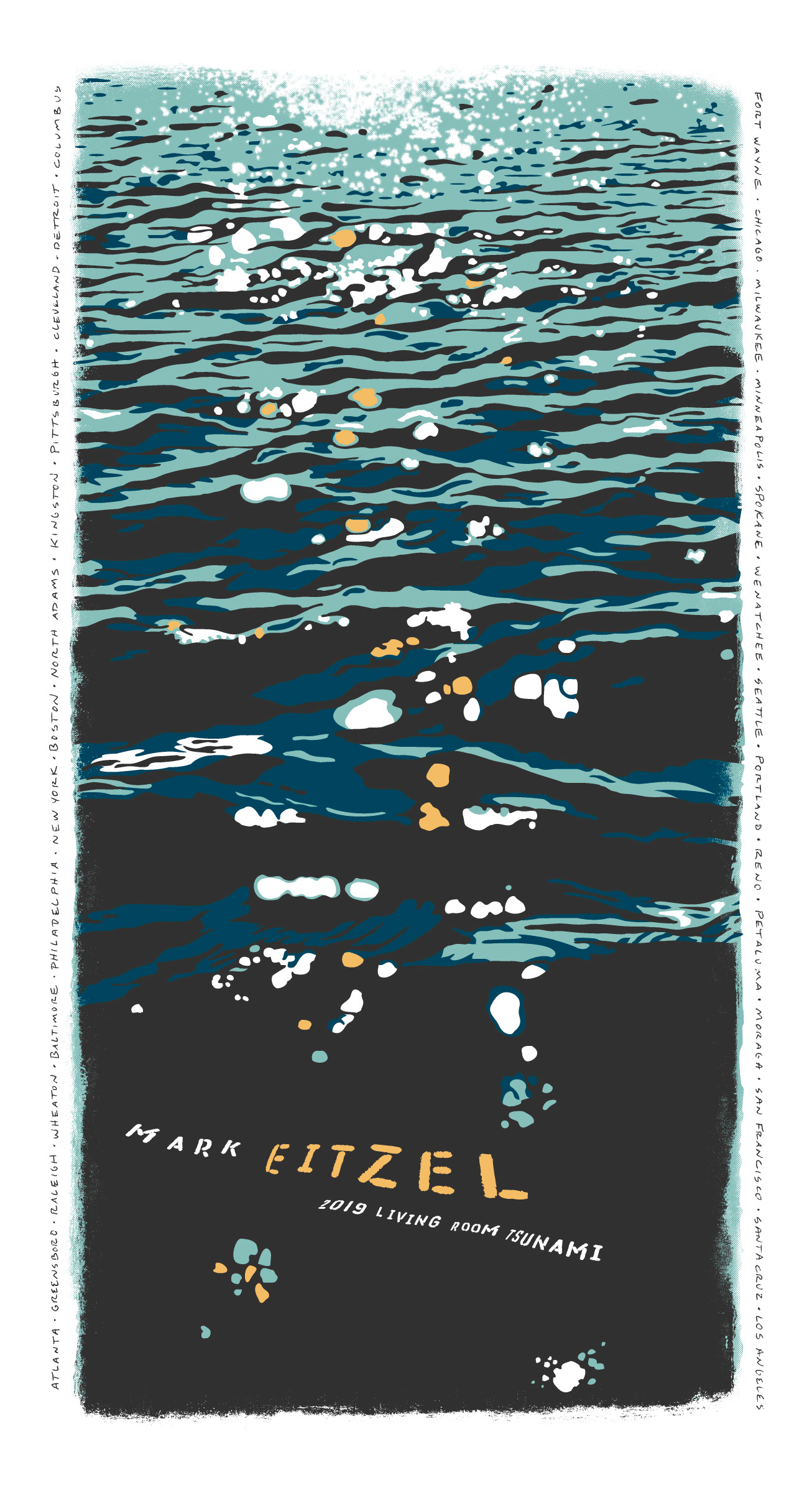 Tour poster for the incomparable Mark Eitzel