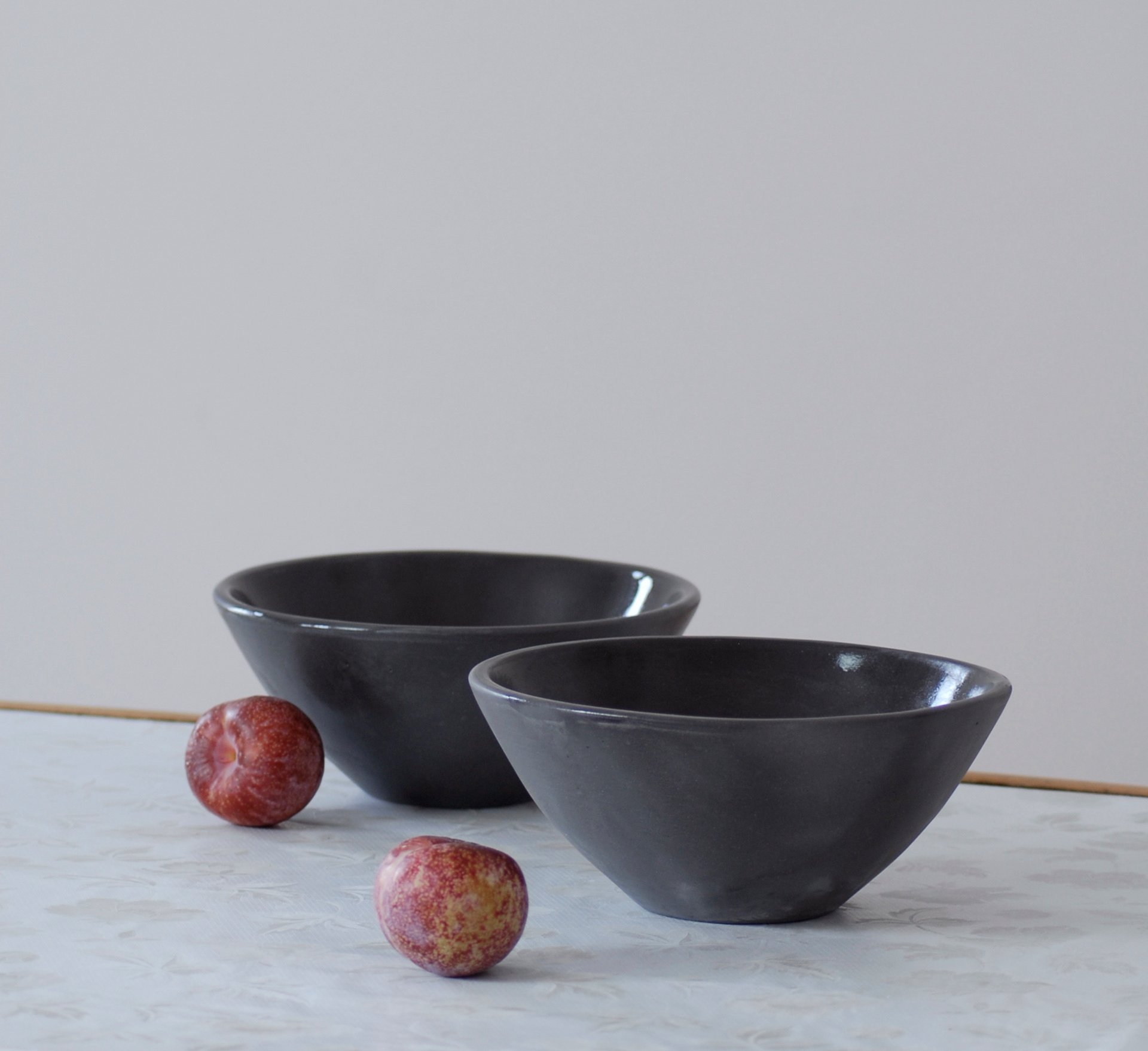 Zuhatsu, rice bowl, Buddha bowl -terracotta or black- 