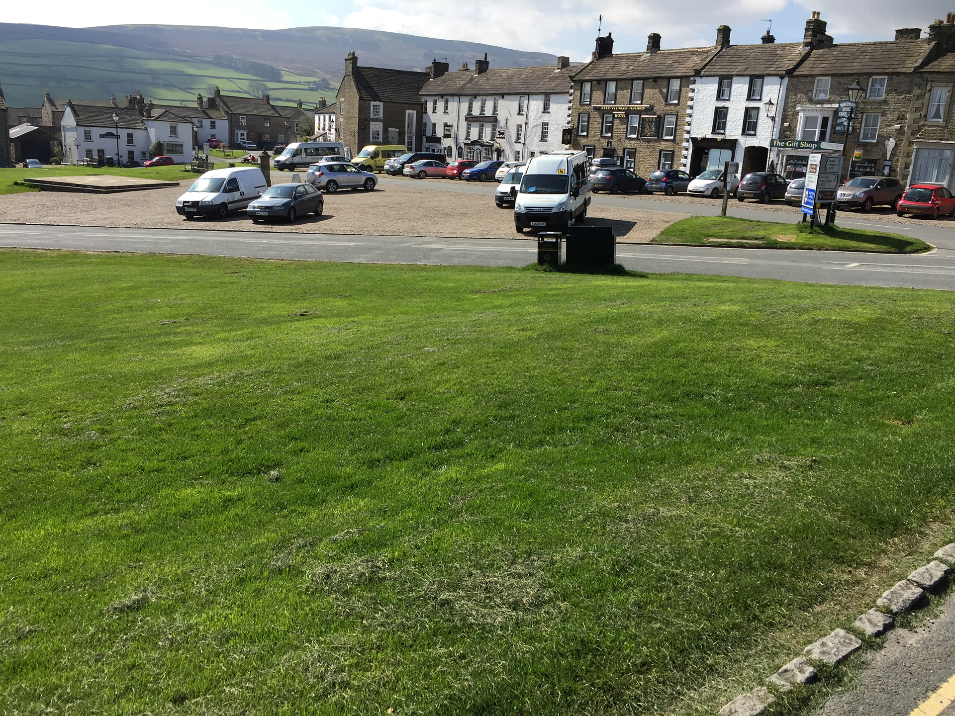 An Empty Reeth Green