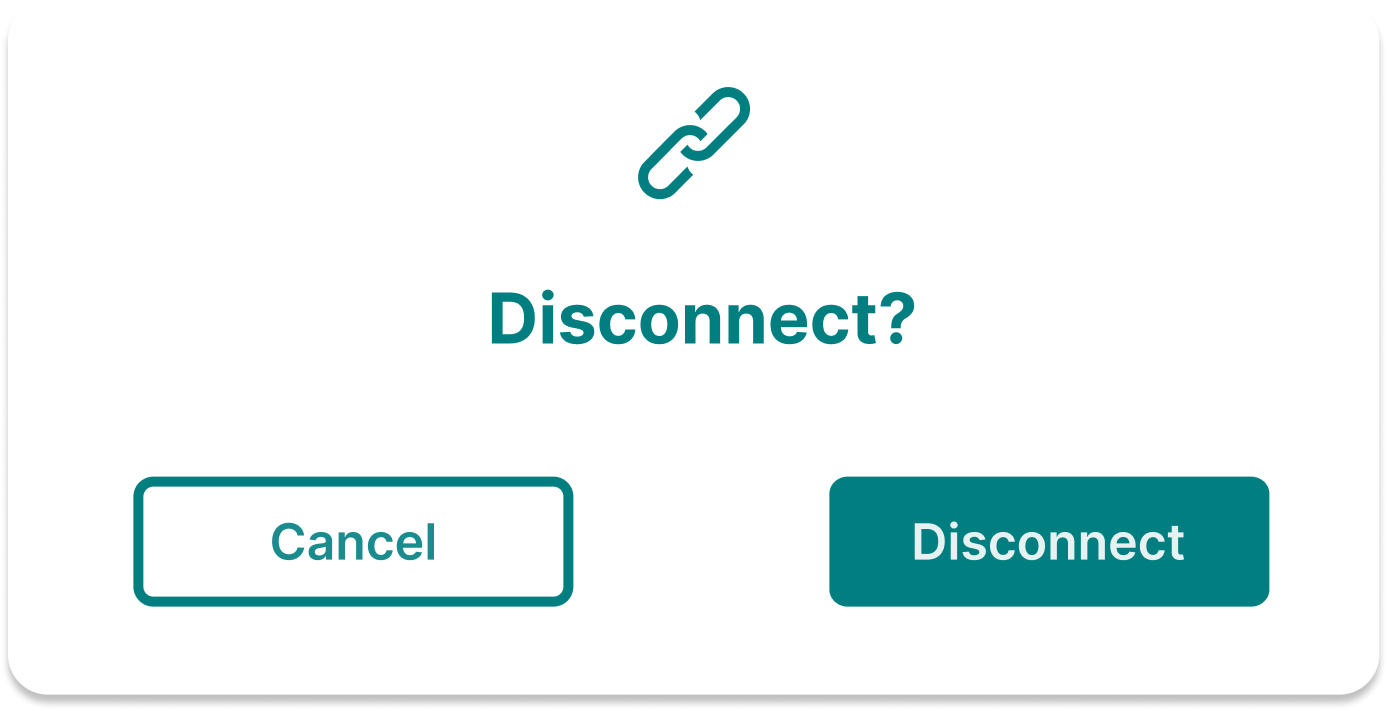 Déconnexion