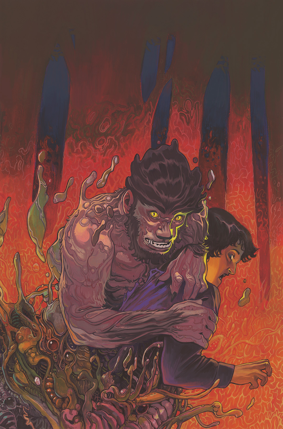 Blood of the Wolf Man #4, Variant, Skybound, Image Comics