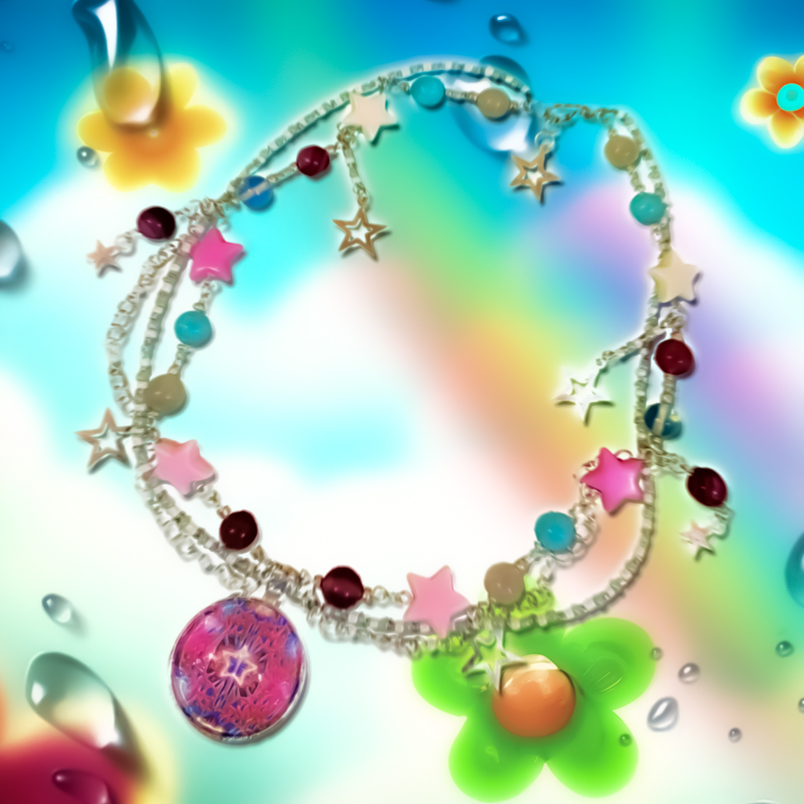 Part of a jewelry collection made in collaboration with Kokos Tooth and Gems 2023