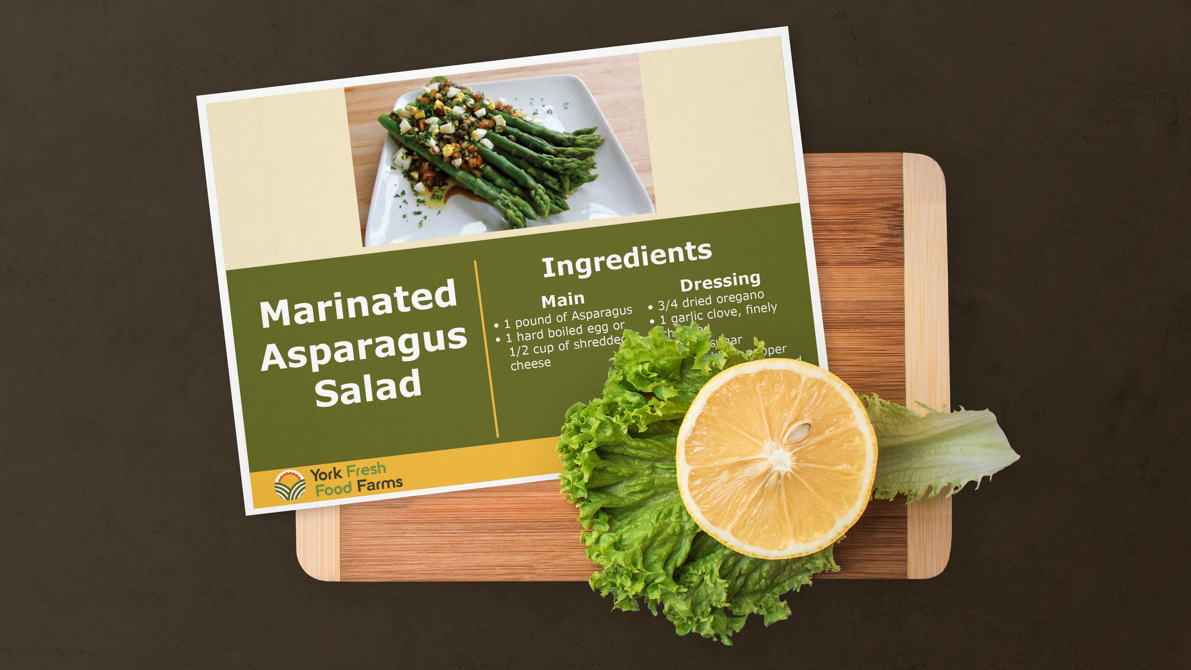 Final recipe card mockup