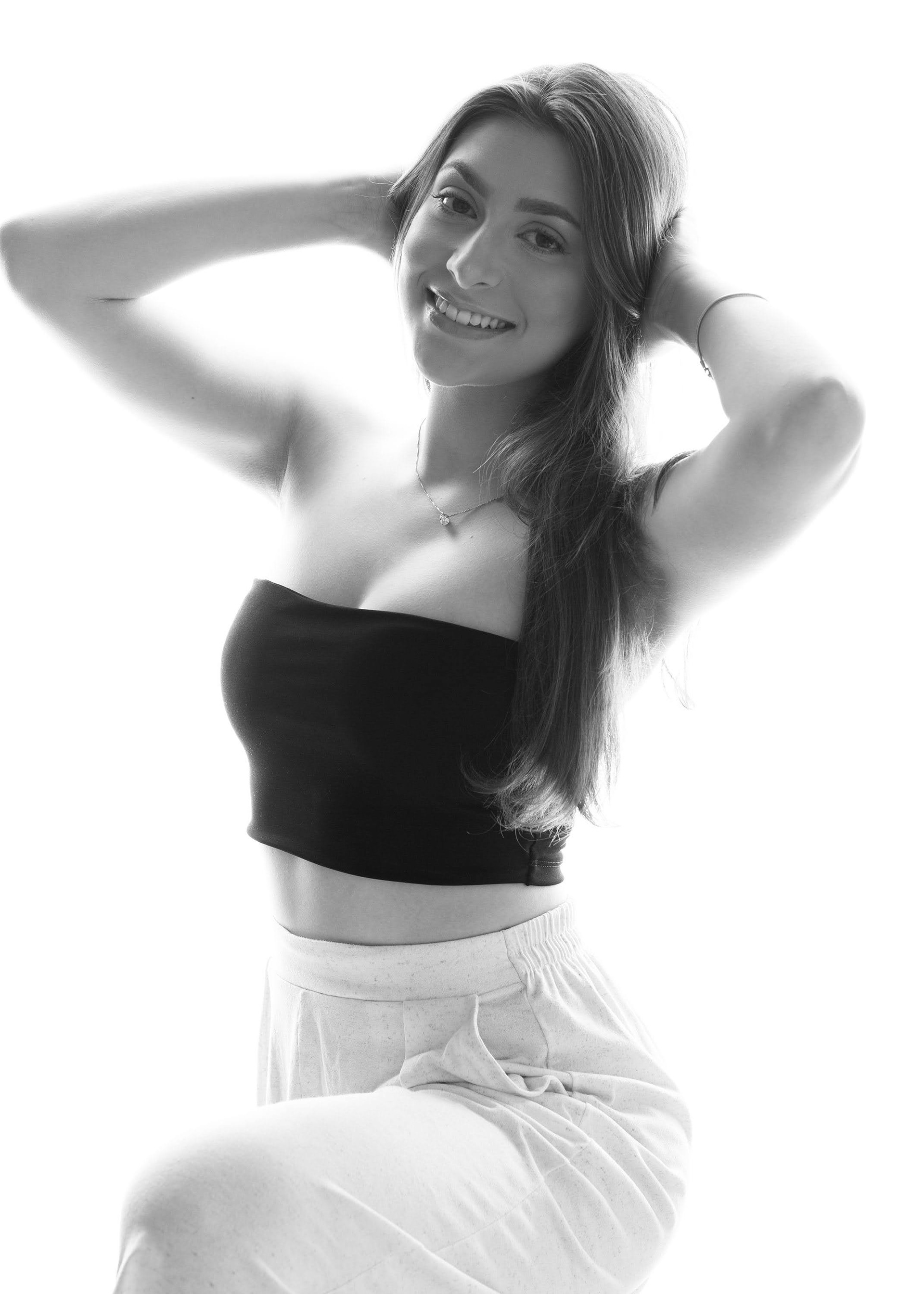 Ensaio fotográfico feminino em estúdio, em Videira/SC