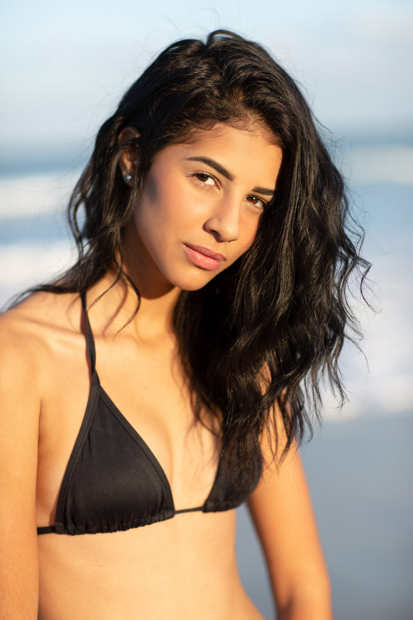 Ensaio fotográfico feminino na Praia Mole, em Florianópolis/SC