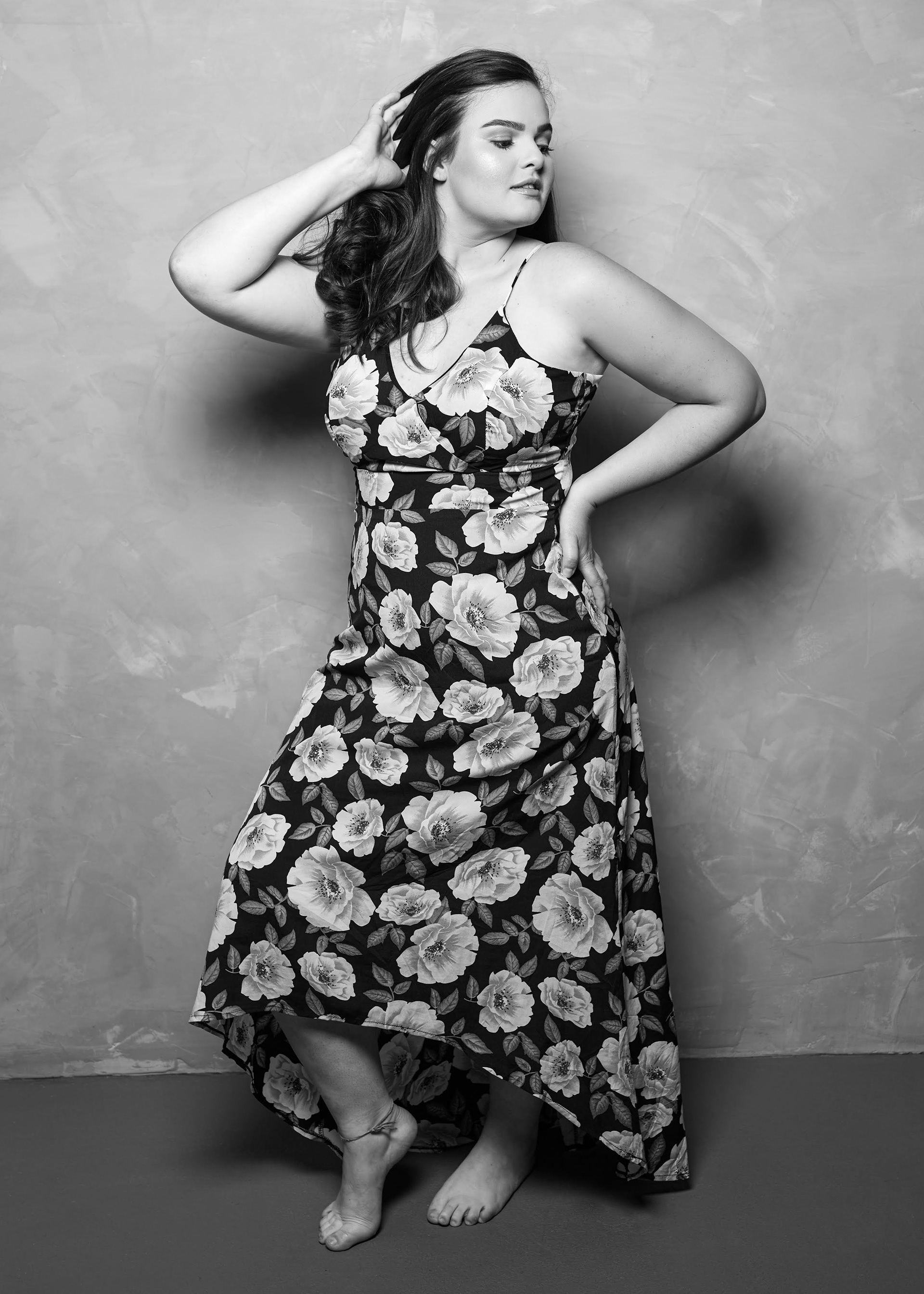 Ensaio fotográfico feminino em estúdio, em Videira/SC