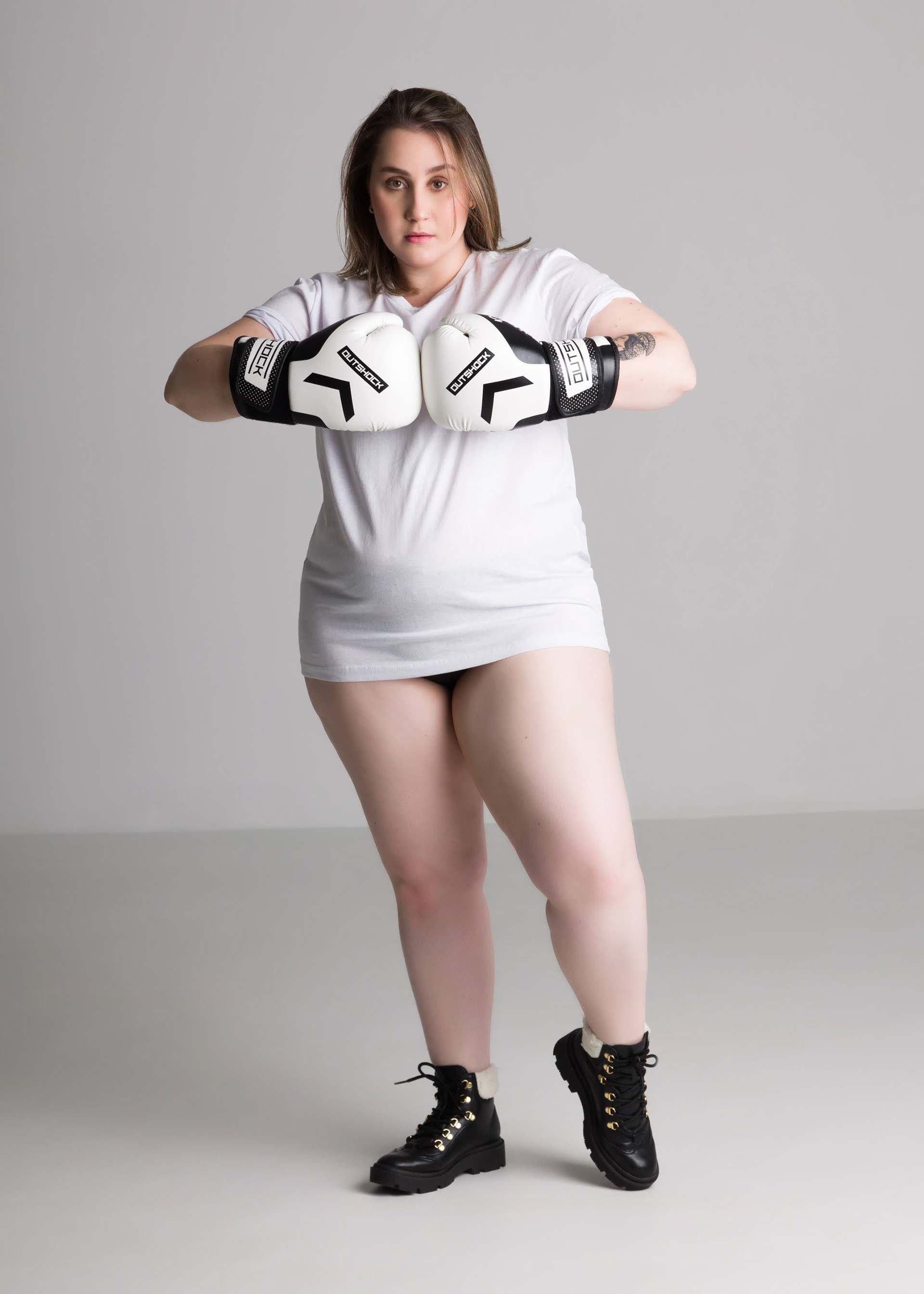 Ensaio fotográfico feminino em estúdio, em Videira/SC
