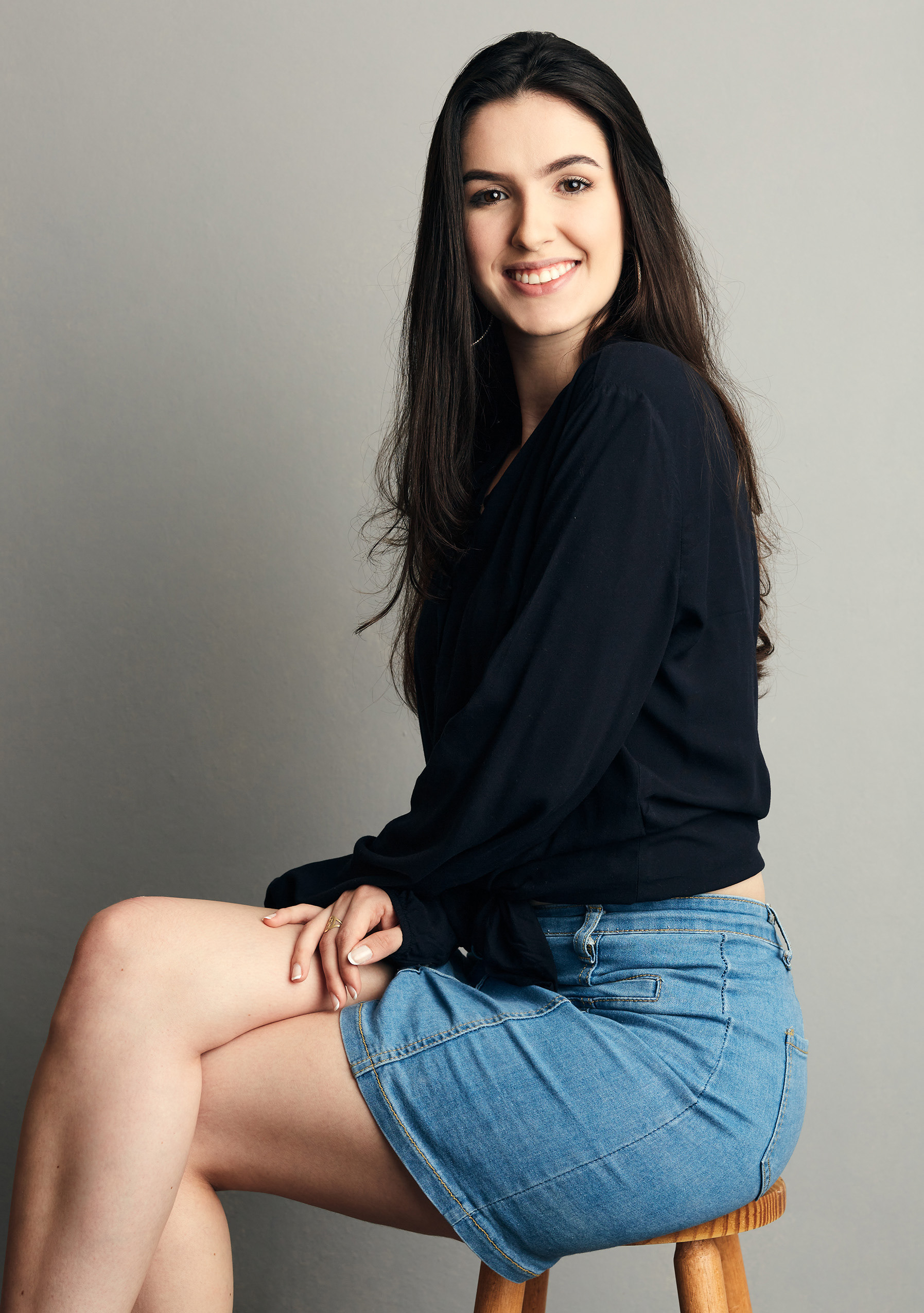 Ensaio feminino em estúdio em Videira/SC