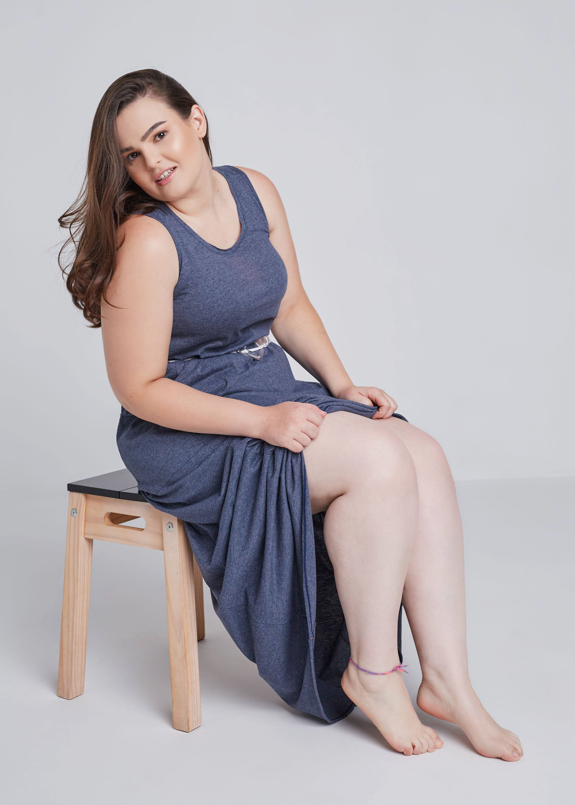 Ensaio fotográfico feminino em estúdio, em Videira/SC