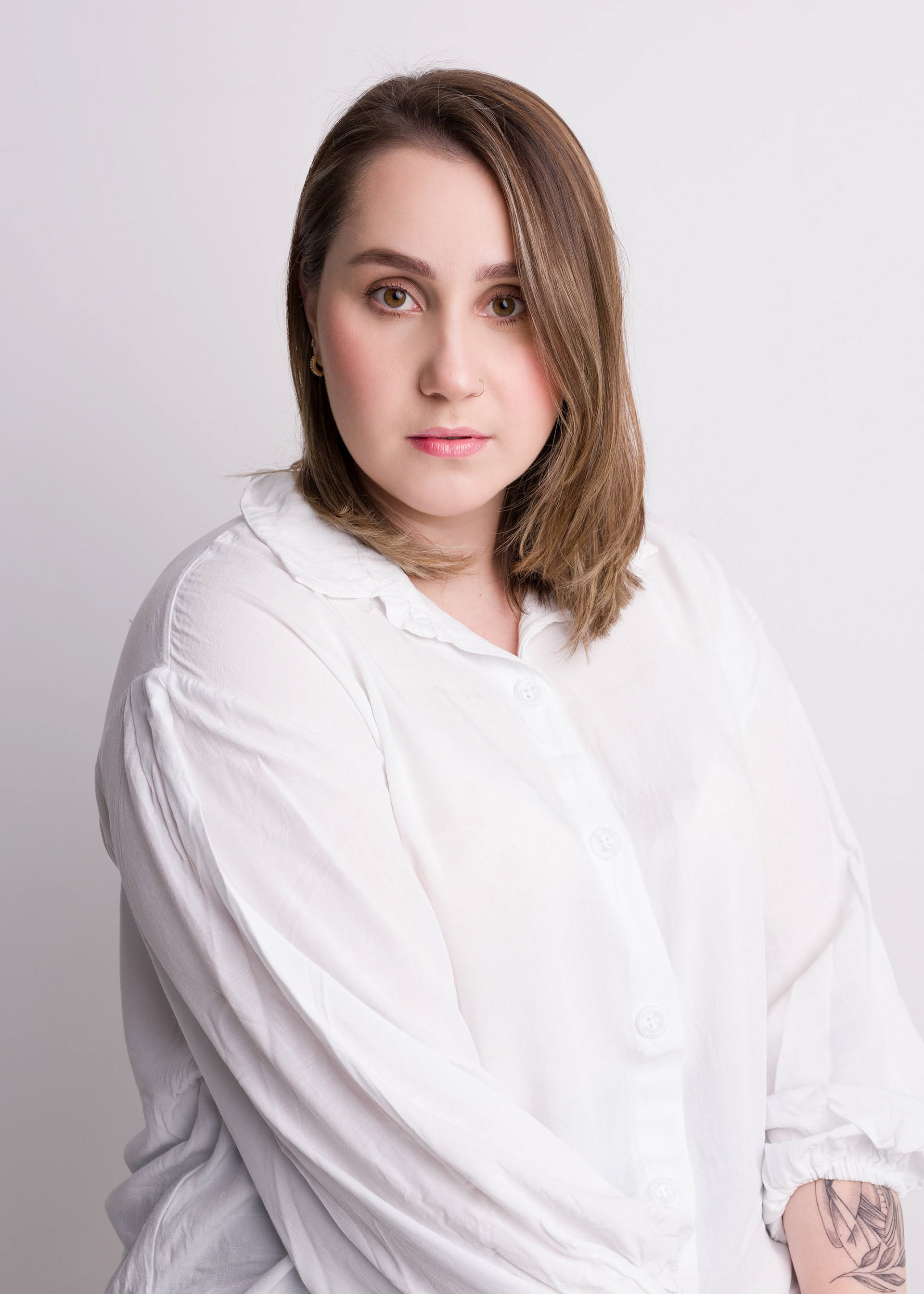 Ensaio fotográfico feminino em estúdio, em Videira/SC