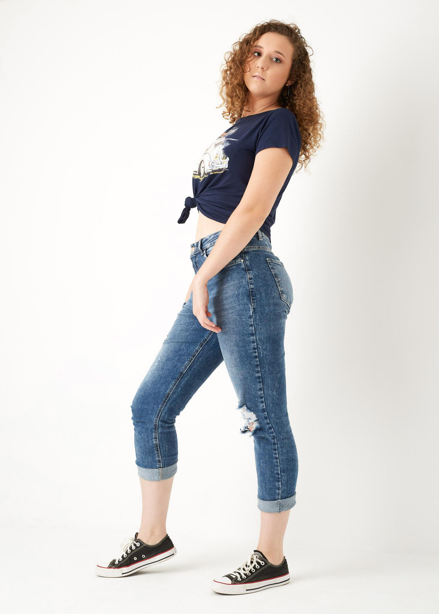 Ensaio fotográfico feminino em estúdio, em Videira/SC