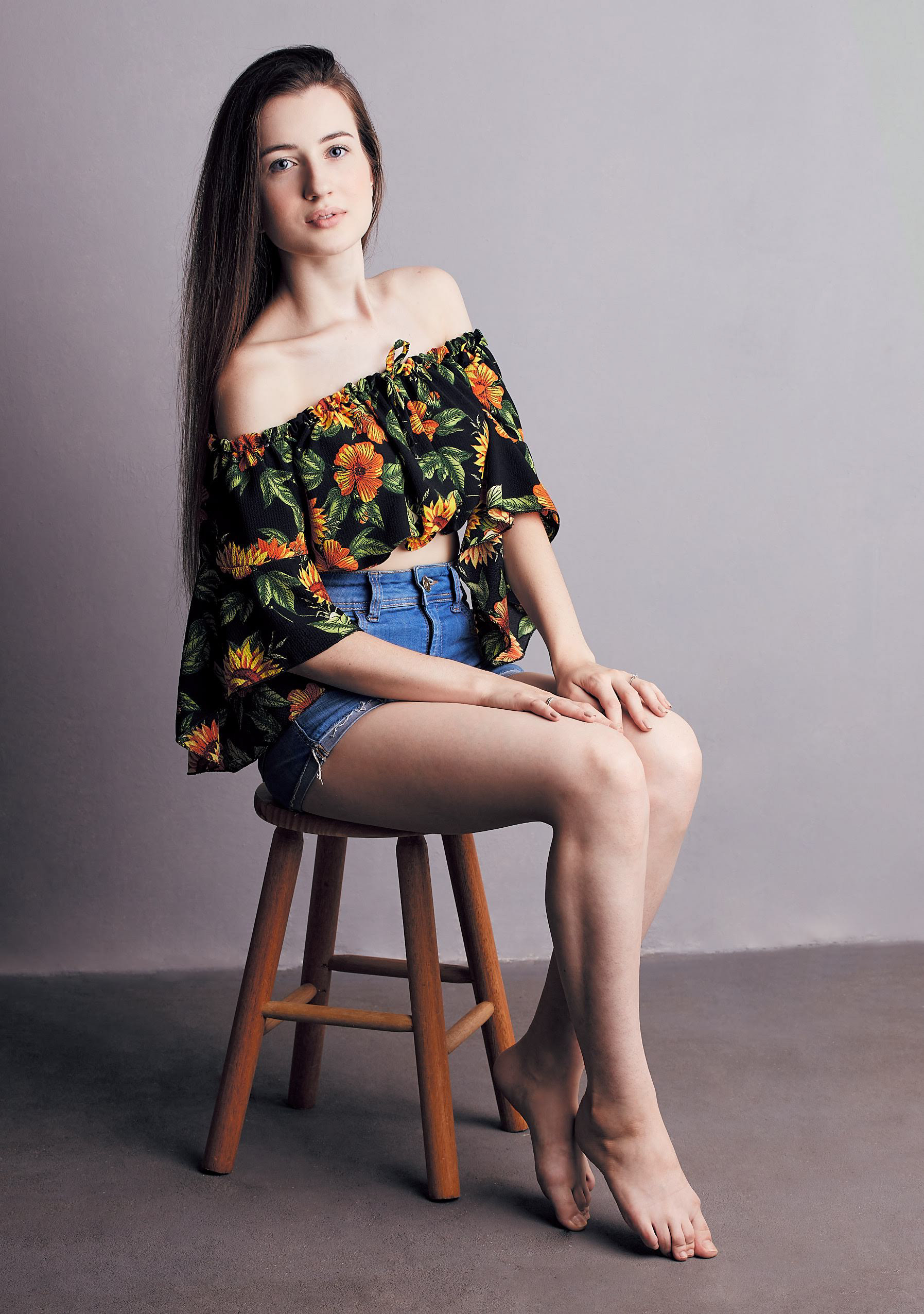 Ensaio feminino em estúdio em Videira/SC