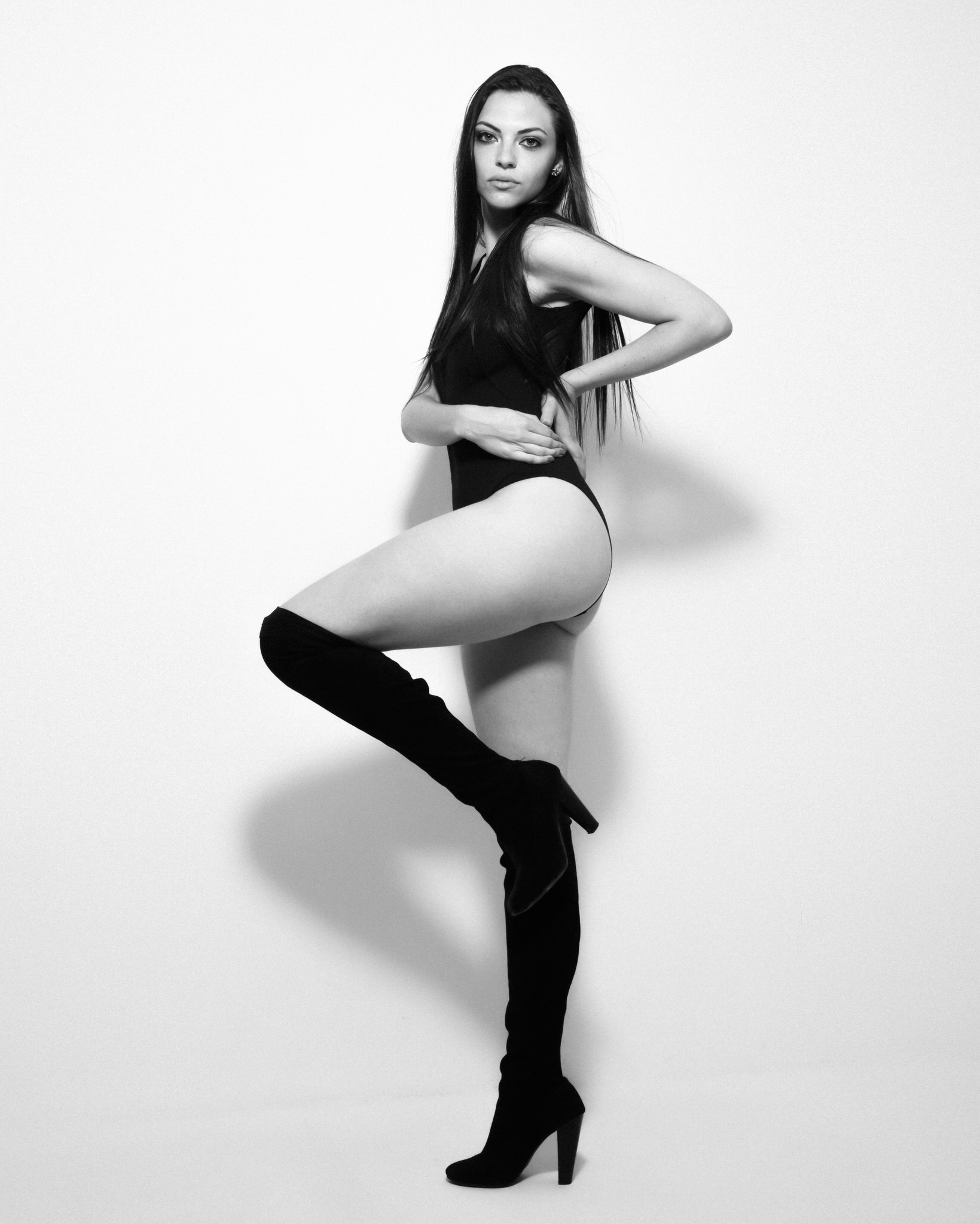 Ensaio fotográfico feminino em estúdio em Videira/SC