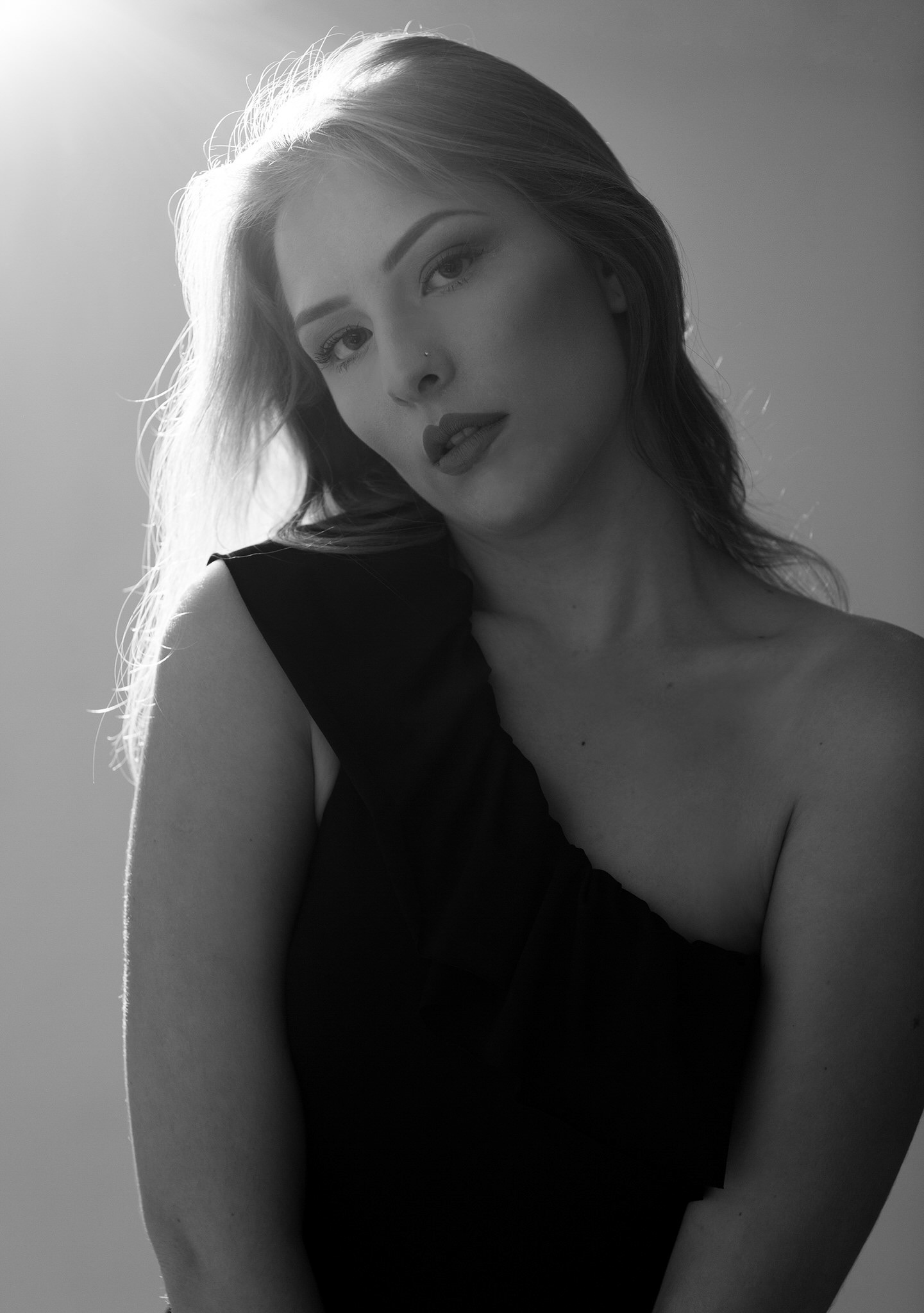 Ensaio fotográfico feminino em estúdio em Videira/SC