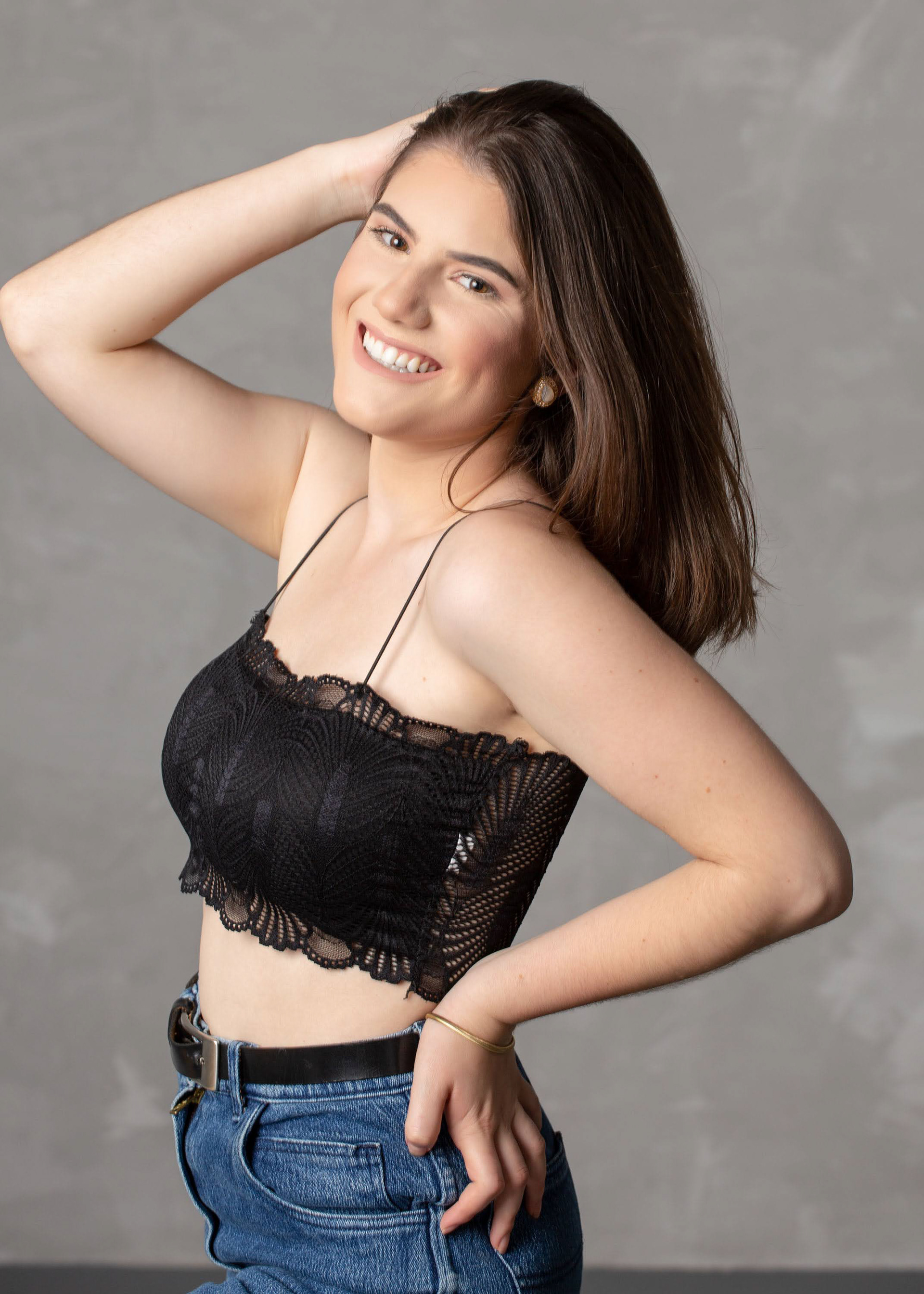Ensaio feminino em estúdio em Videira/SC