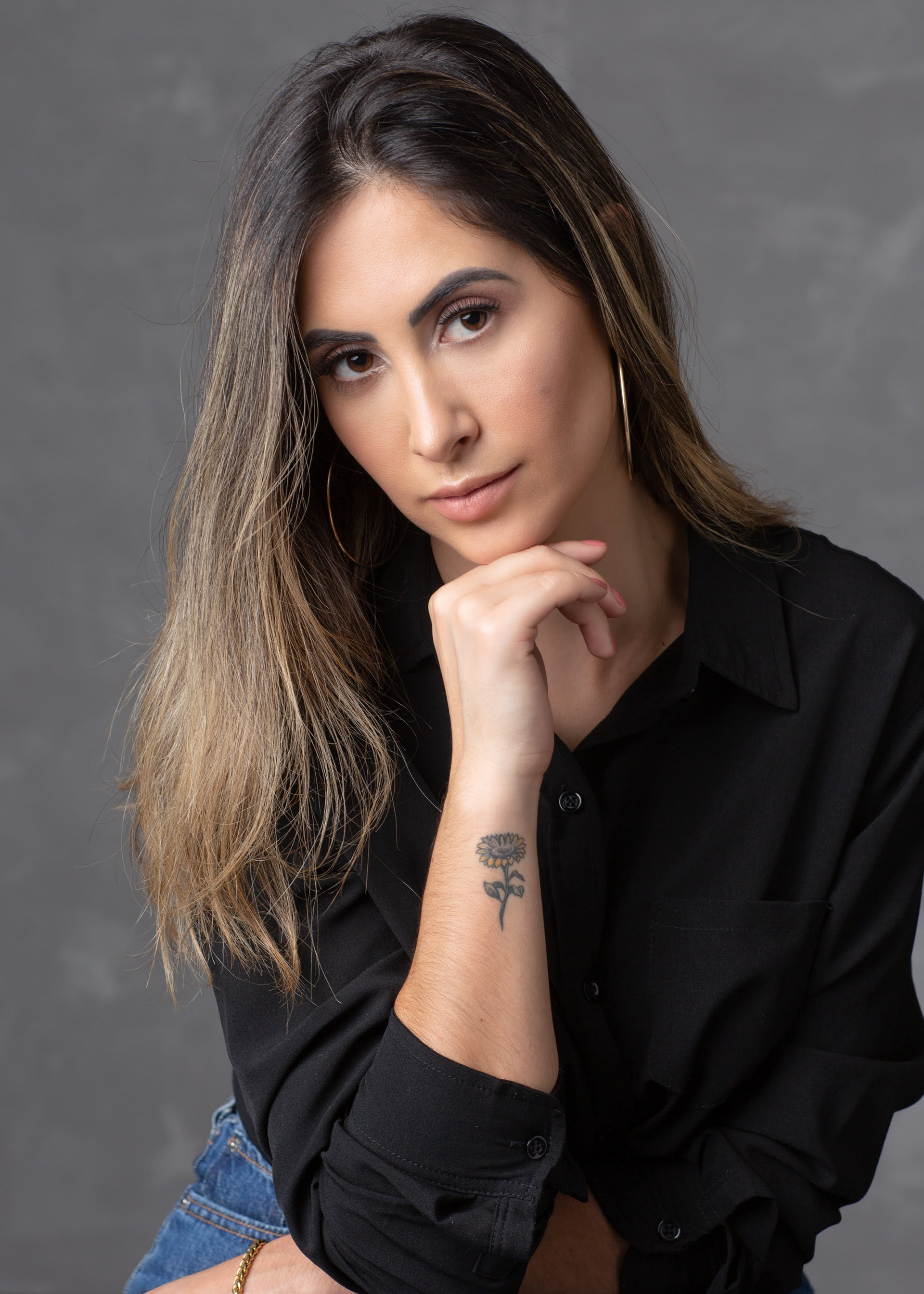 Ensaio feminino em estúdio em Videira/SC