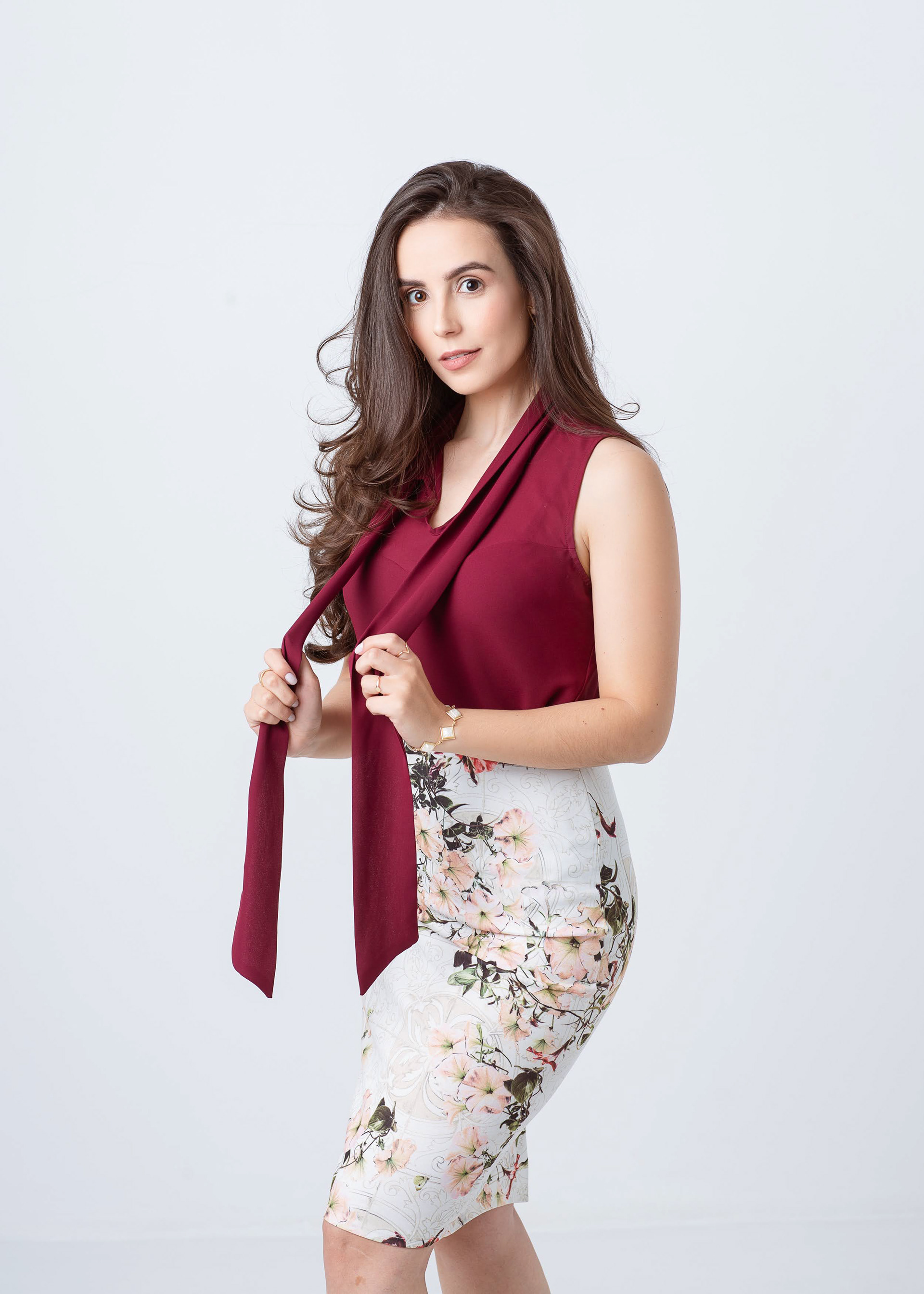 Ensaio fotográfico feminino em estúdio, em Videira/SC