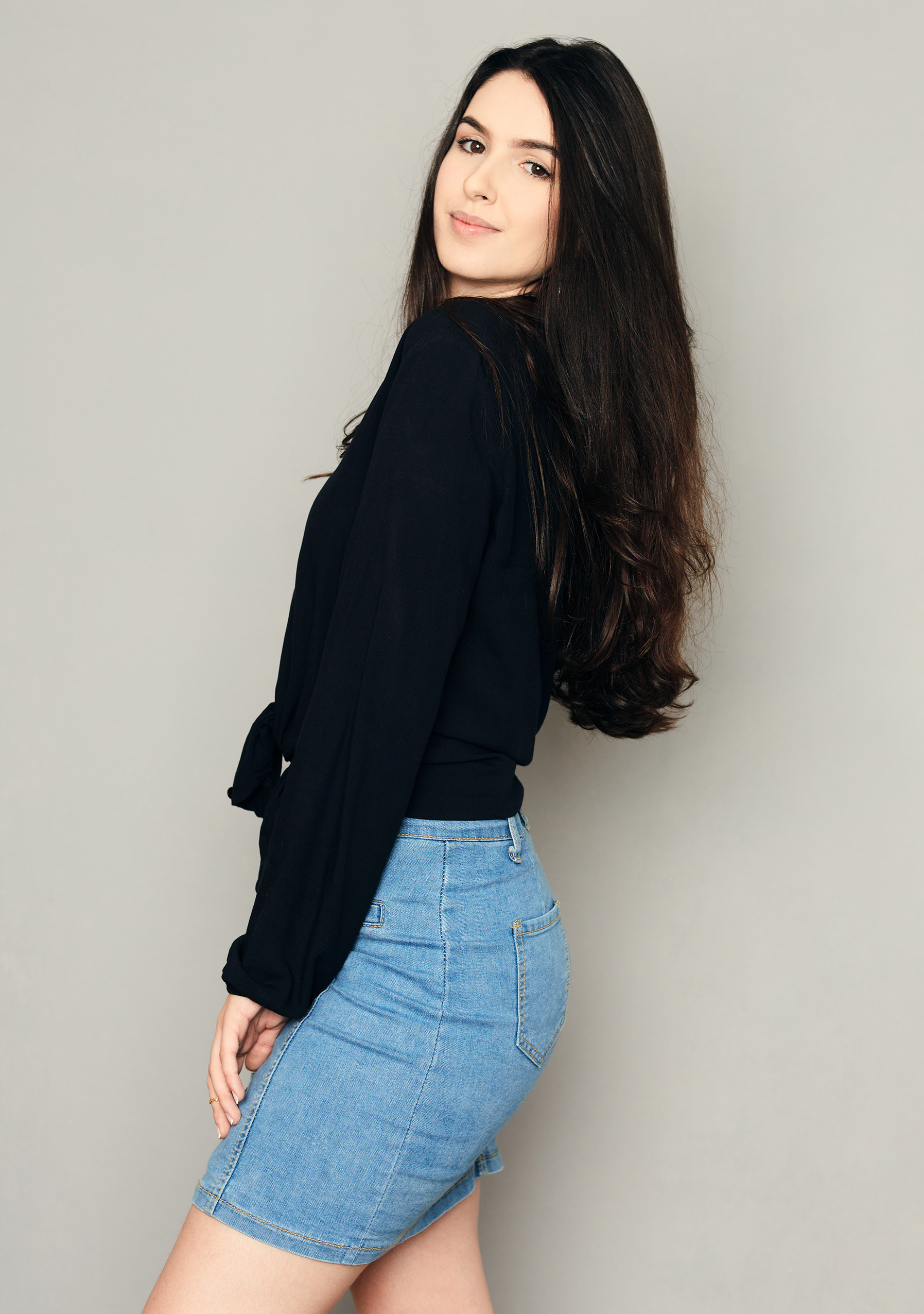 Ensaio feminino em estúdio em Videira/SC