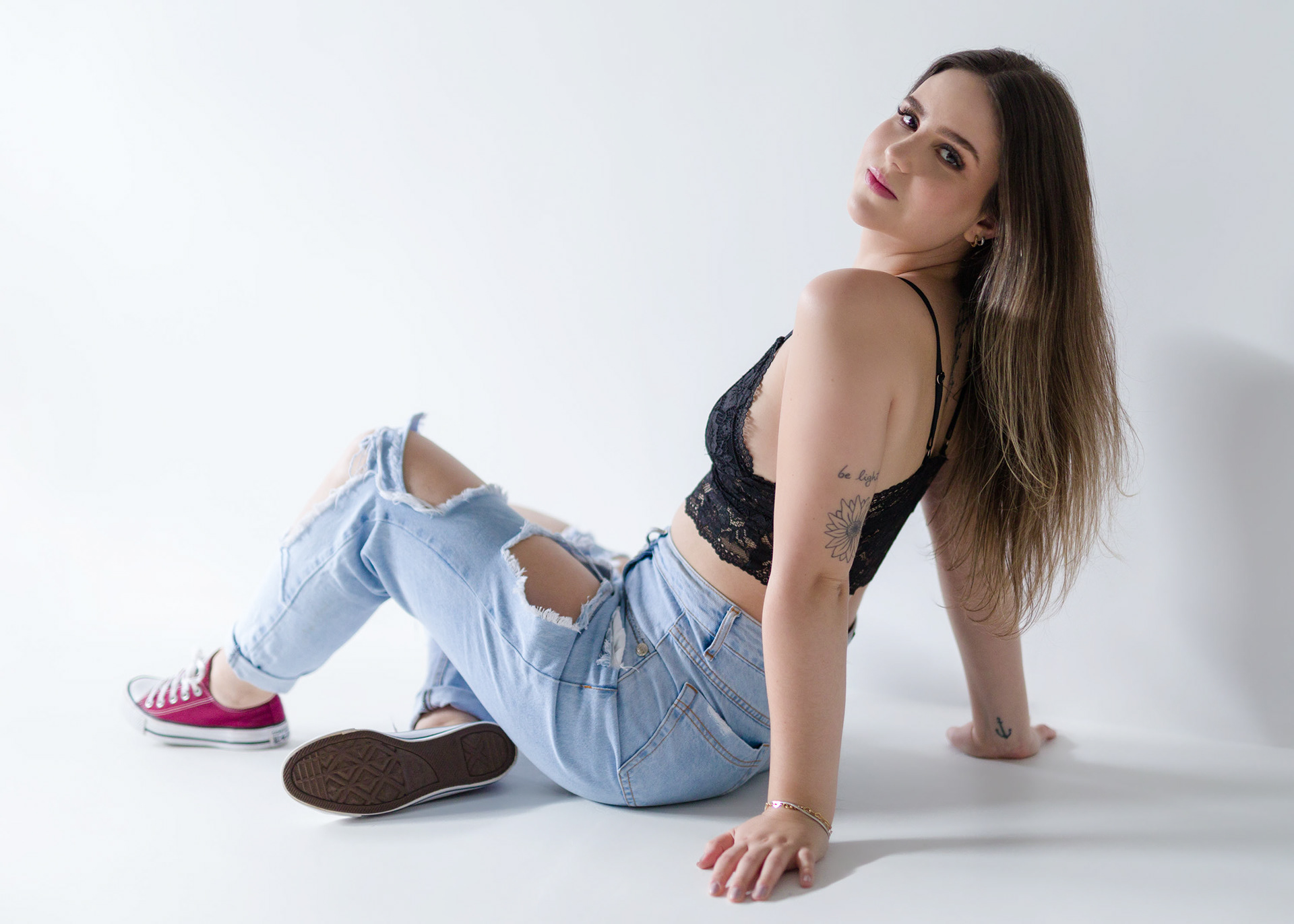 Ensaio feminino em estúdio em Videira - Santa Catarina