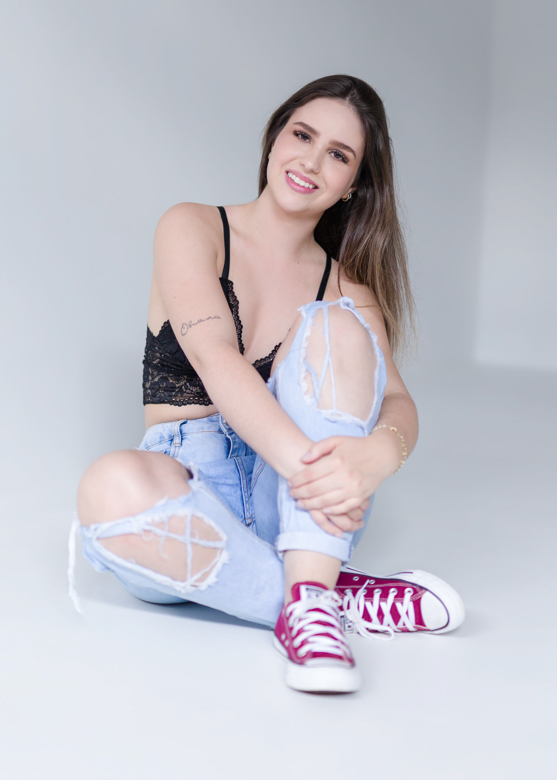 Ensaio feminino em estúdio em Videira - Santa Catarina