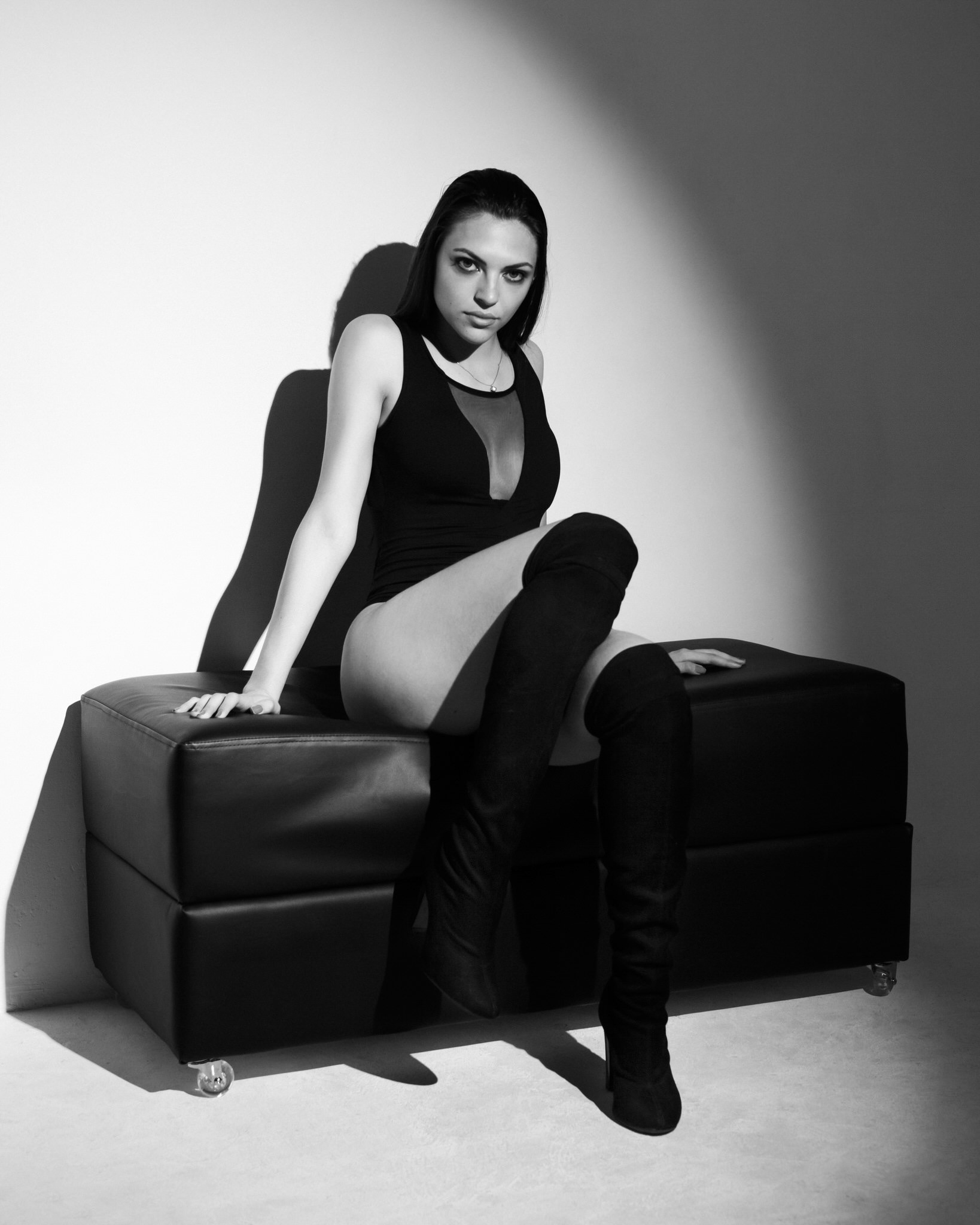 Ensaio fotográfico feminino em estúdio em Videira/SC