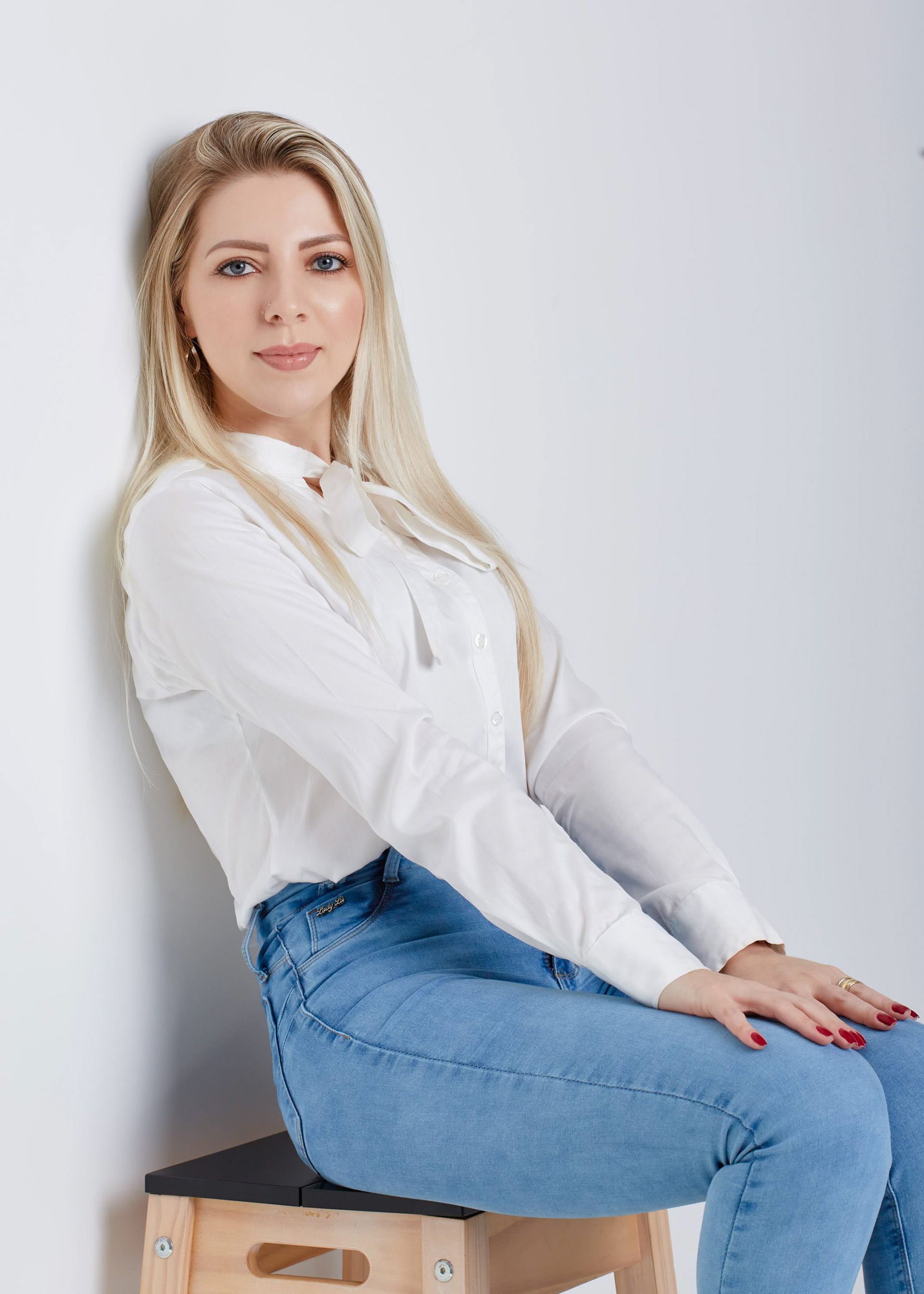 Ensaio fotográfico feminino em estúdio, em Videira/SC