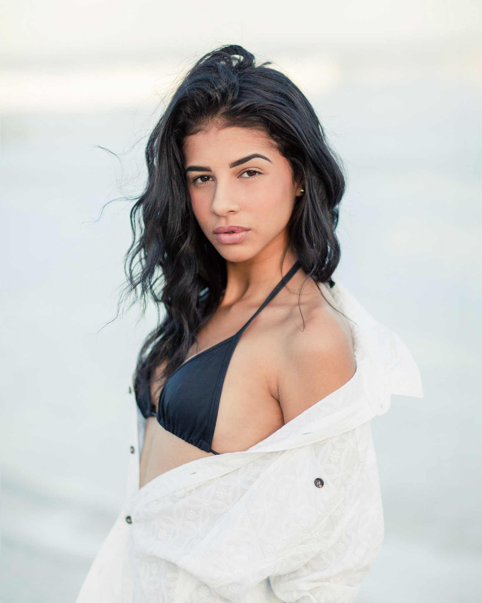 Ensaio fotográfico feminino na Praia Mole, em Florianópolis/SC
