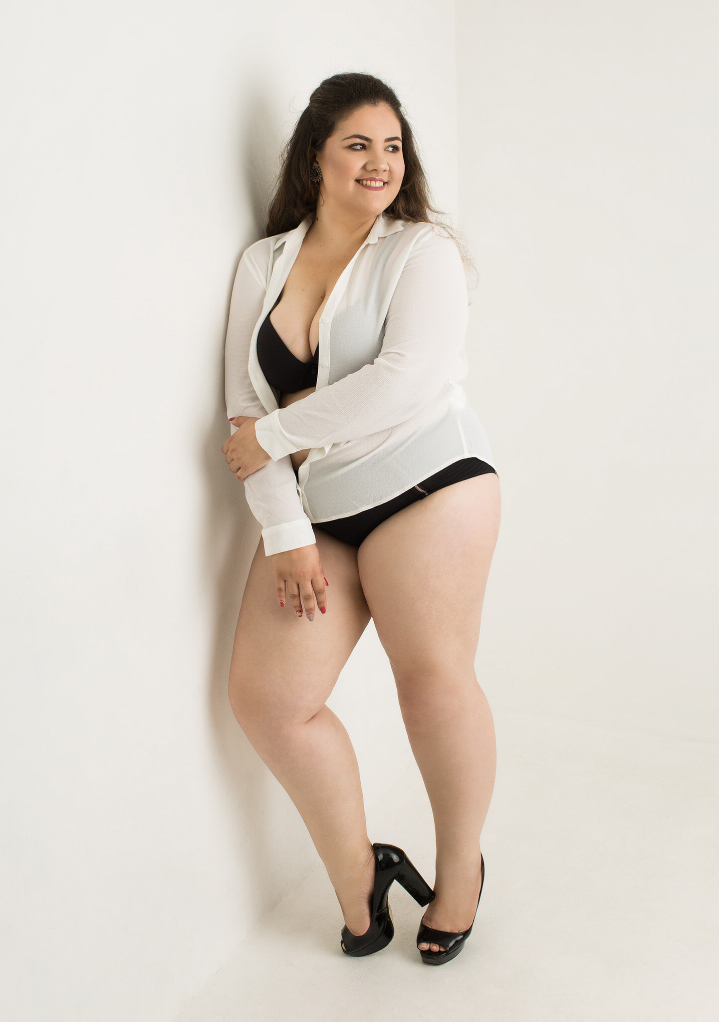 Ensaio fotográfico feminino em estúdio em Videira/SC