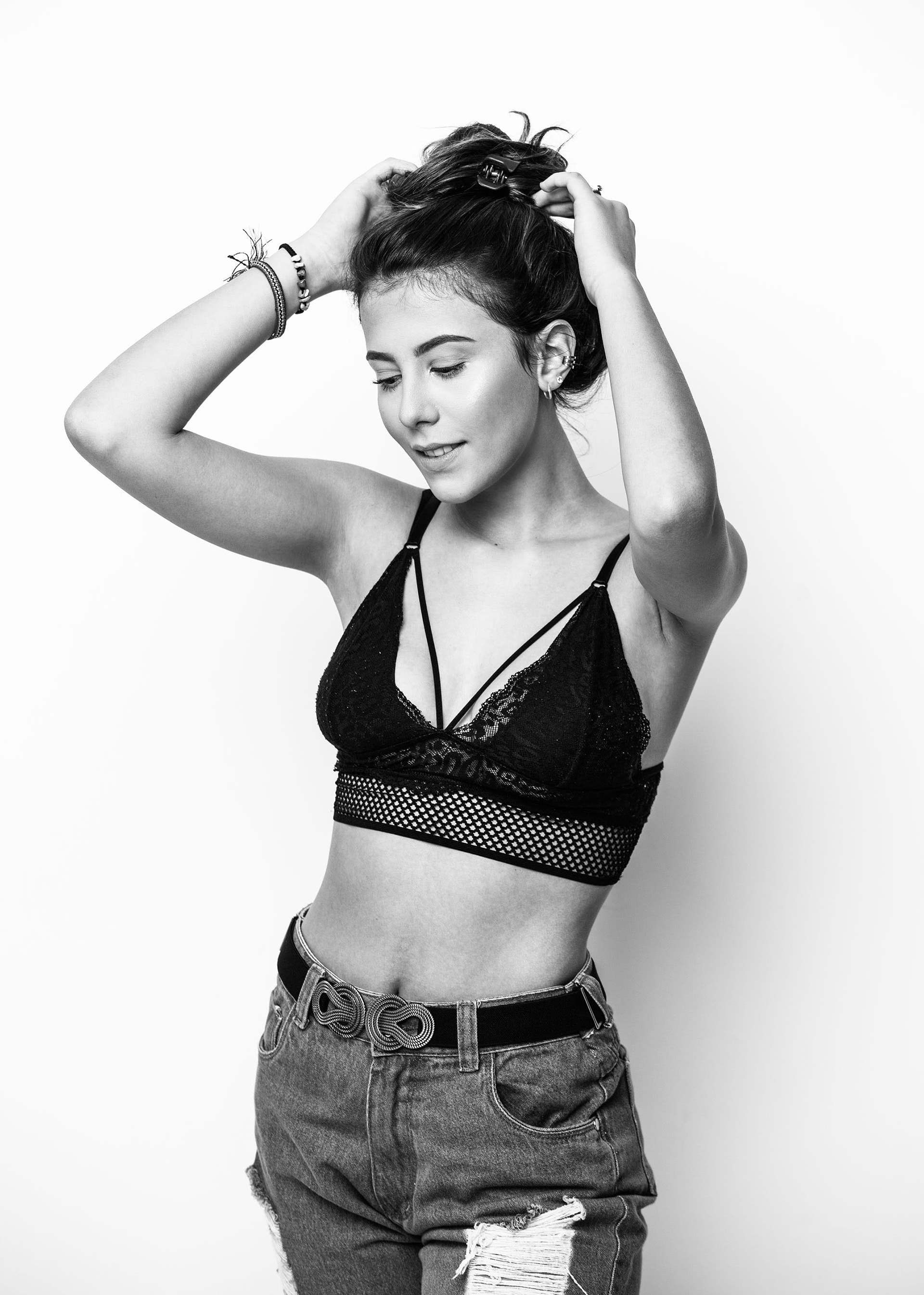 Ensaio fotográfico feminino em estúdio, Videira/SC