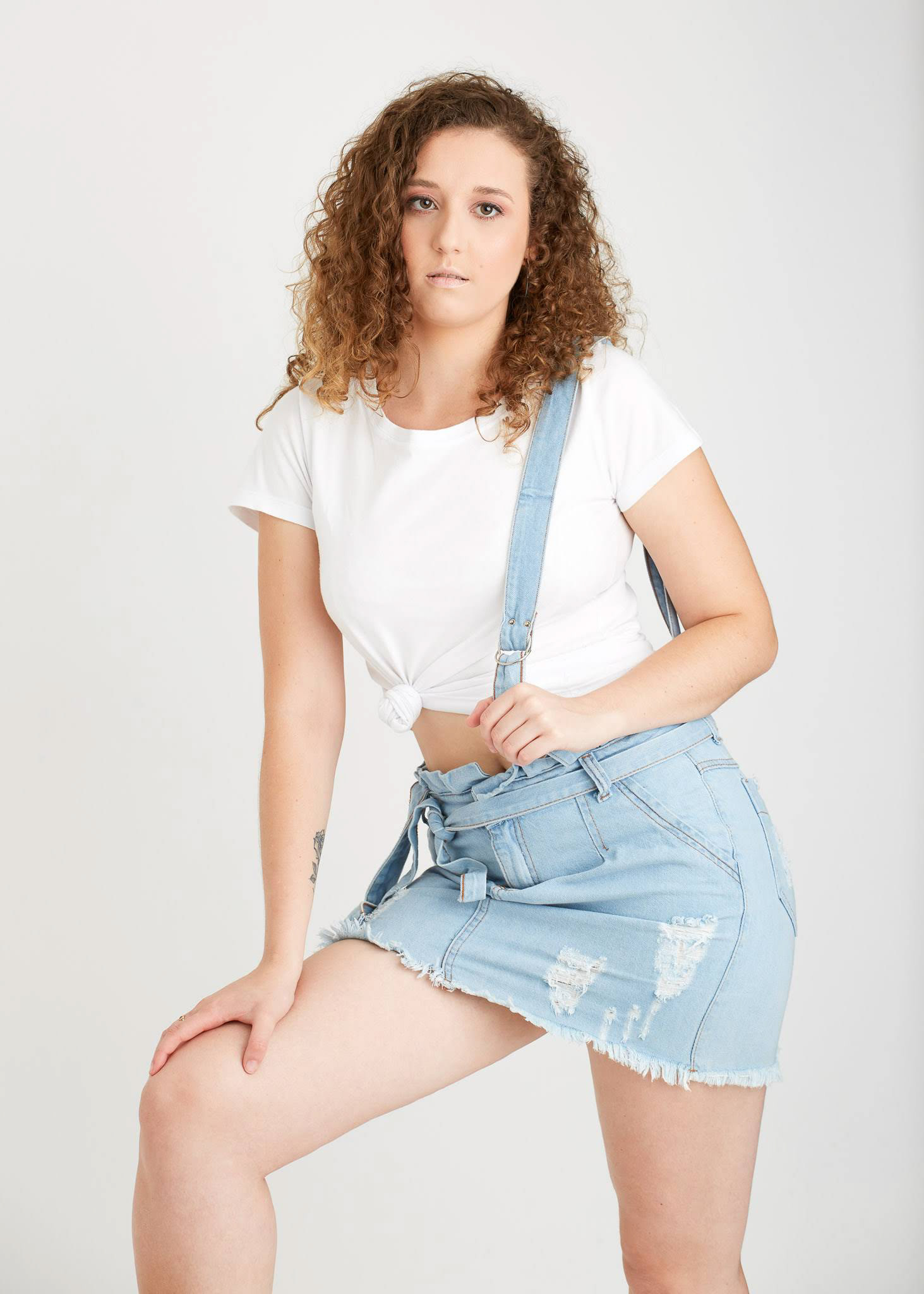 Ensaio fotográfico feminino em estúdio, em Videira/SC