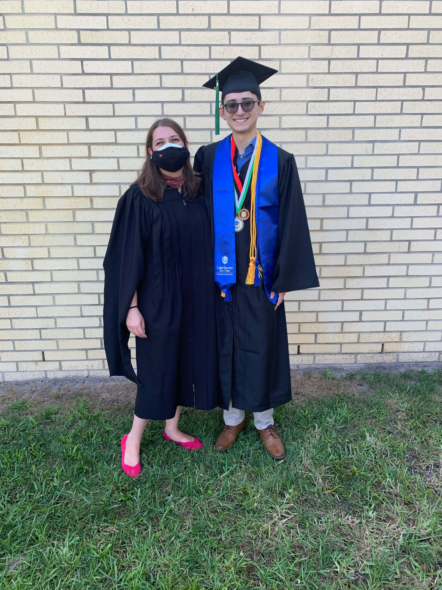 My Honors Program director, Amber Karlins, and I at graduation