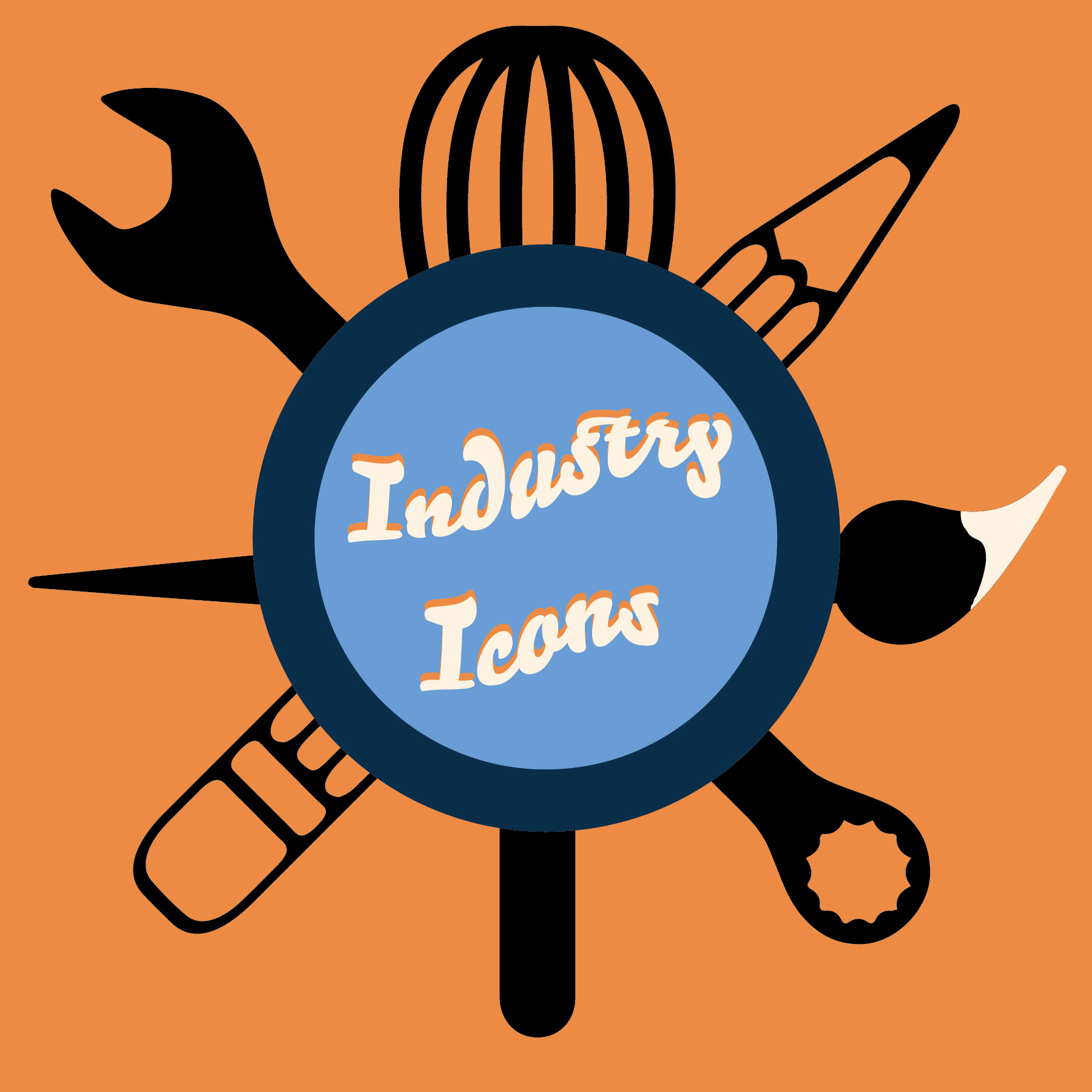 Logo for podcast