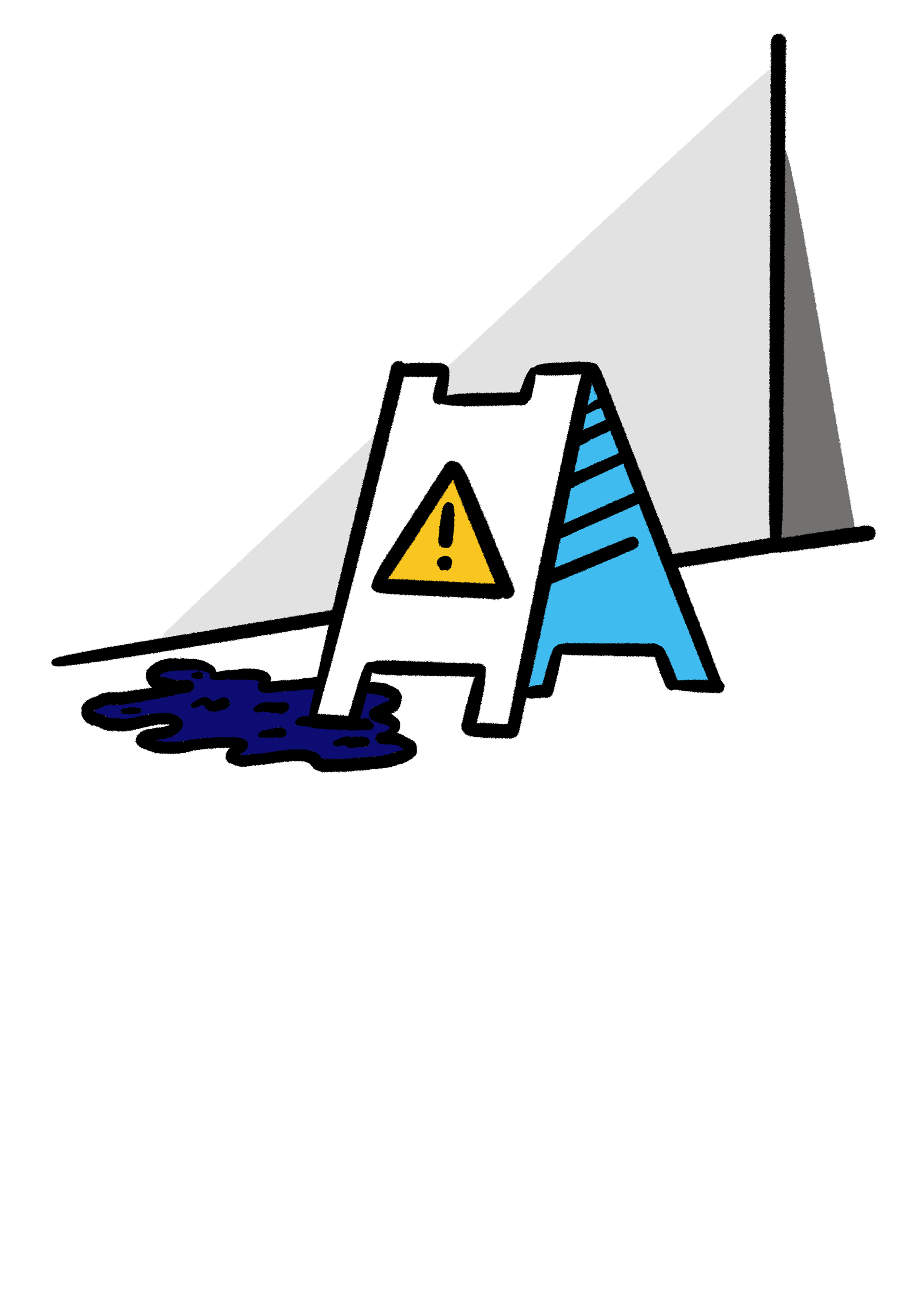 Pozor kluzká podlaha