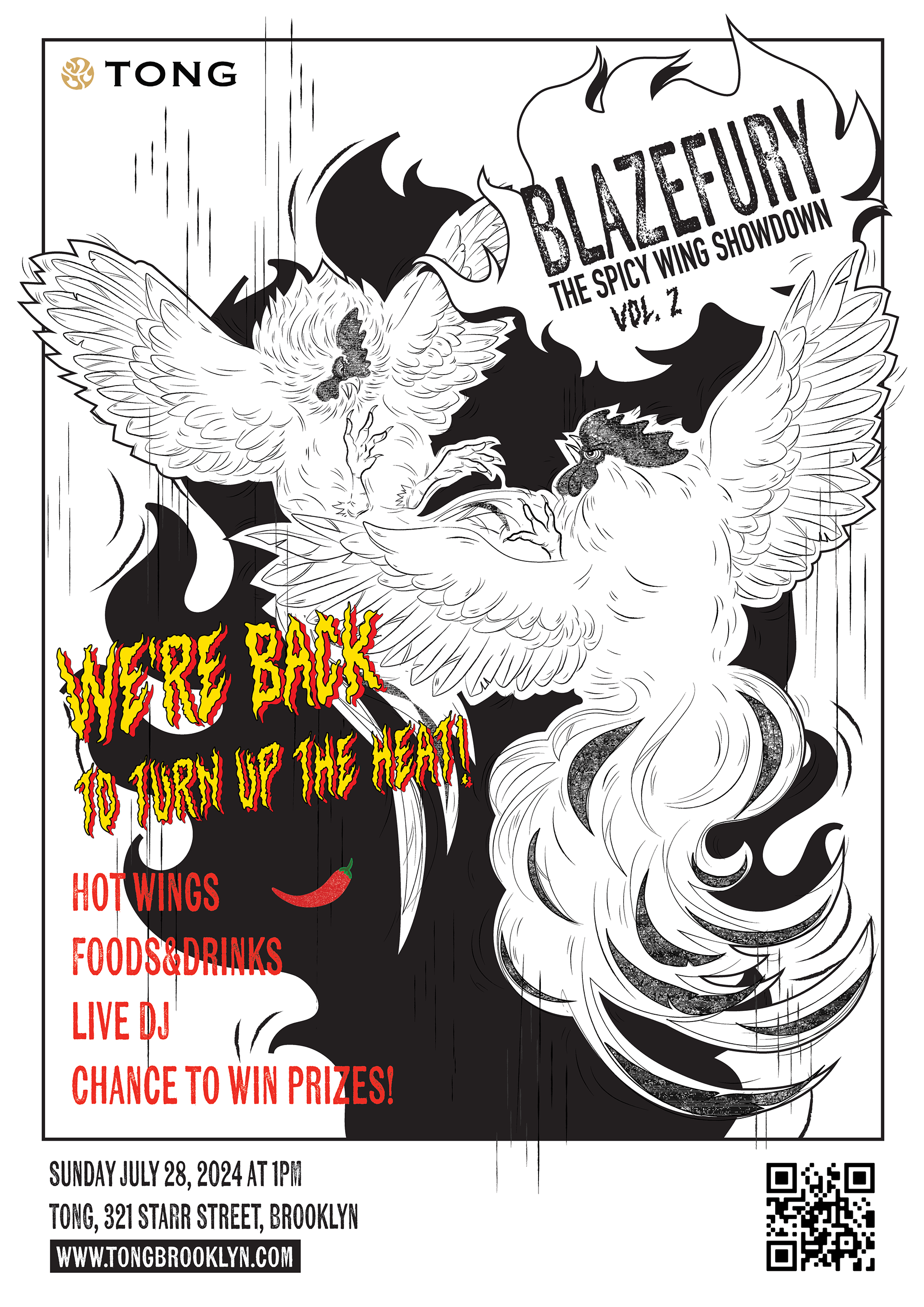 Tong Brooklyn - Blazefury The Spicy Wing Showdown Vol.2