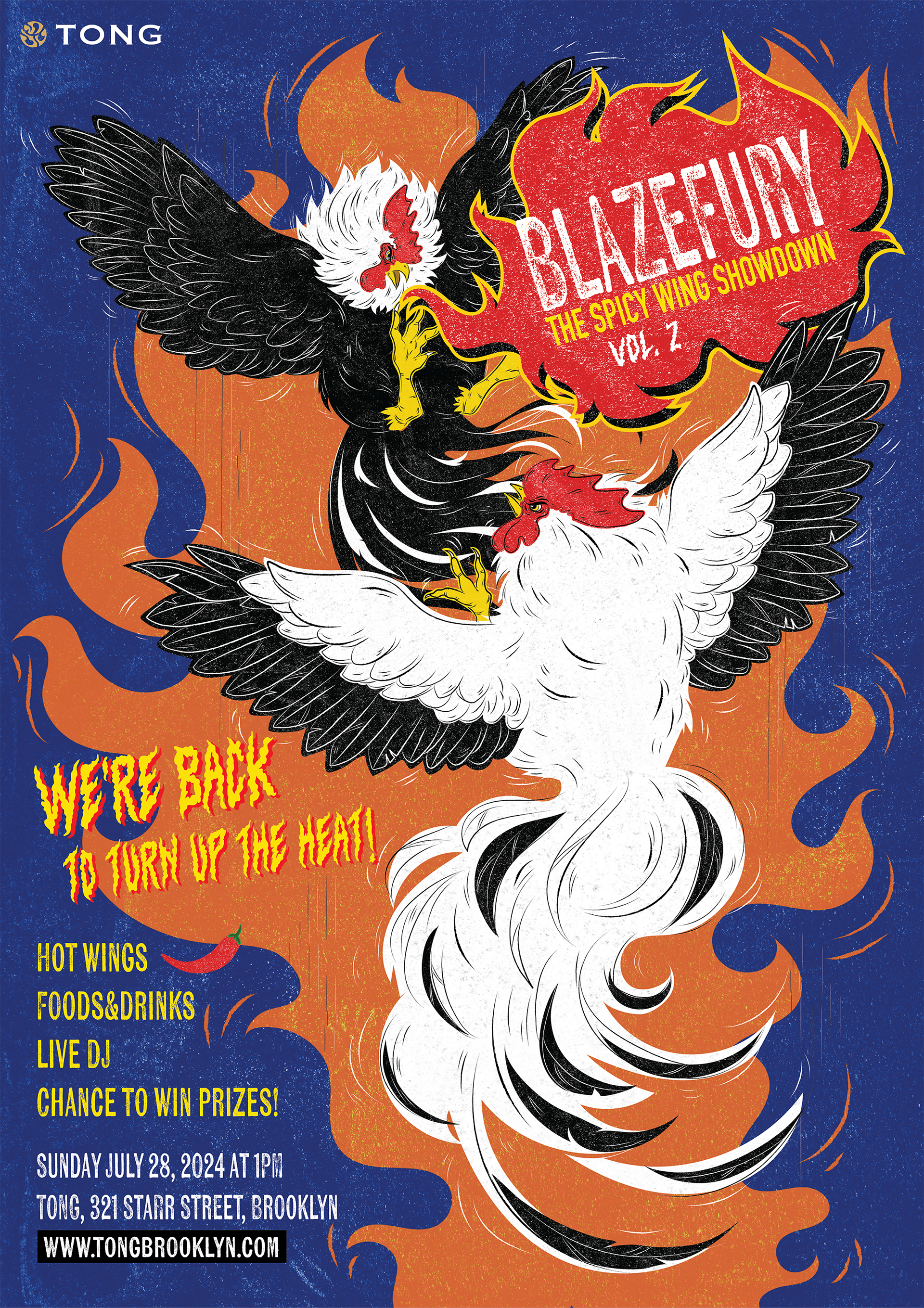 Tong Brooklyn - Blazefury The Spicy Wing Showdown Vol.2