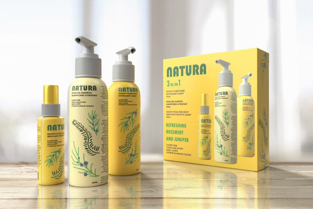 Bottles and Box Mockup
