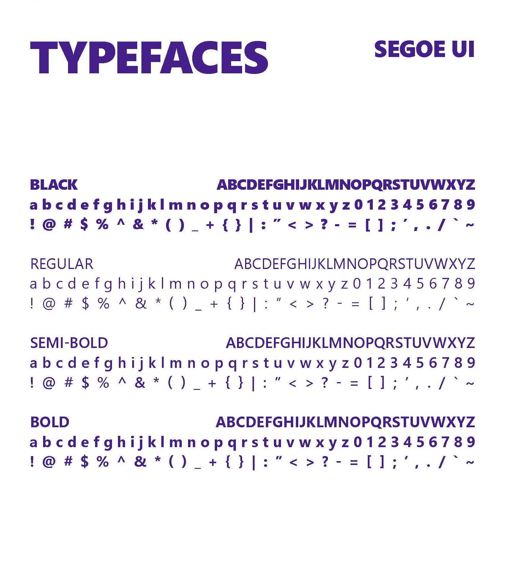 Type Faces