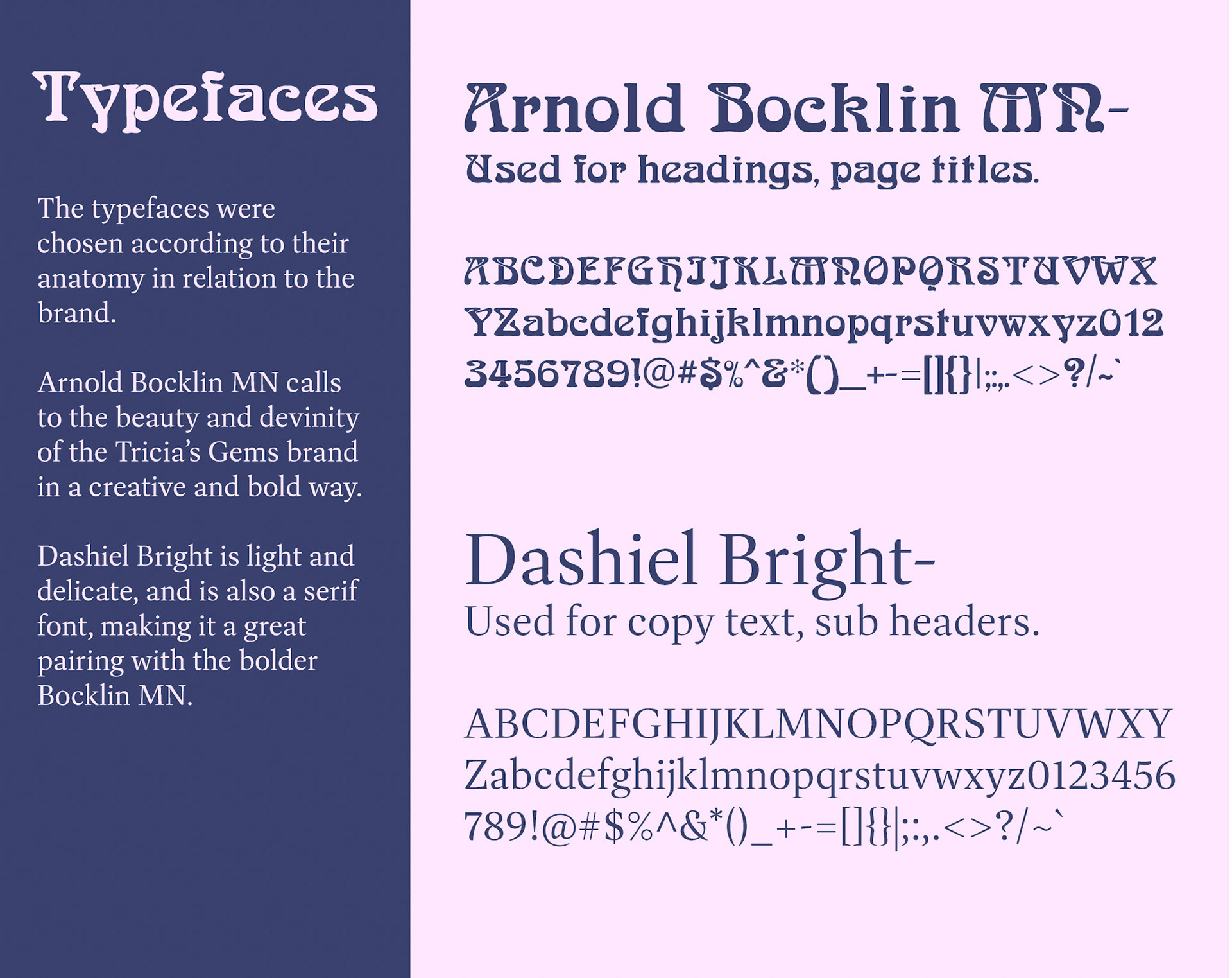 Typefaces