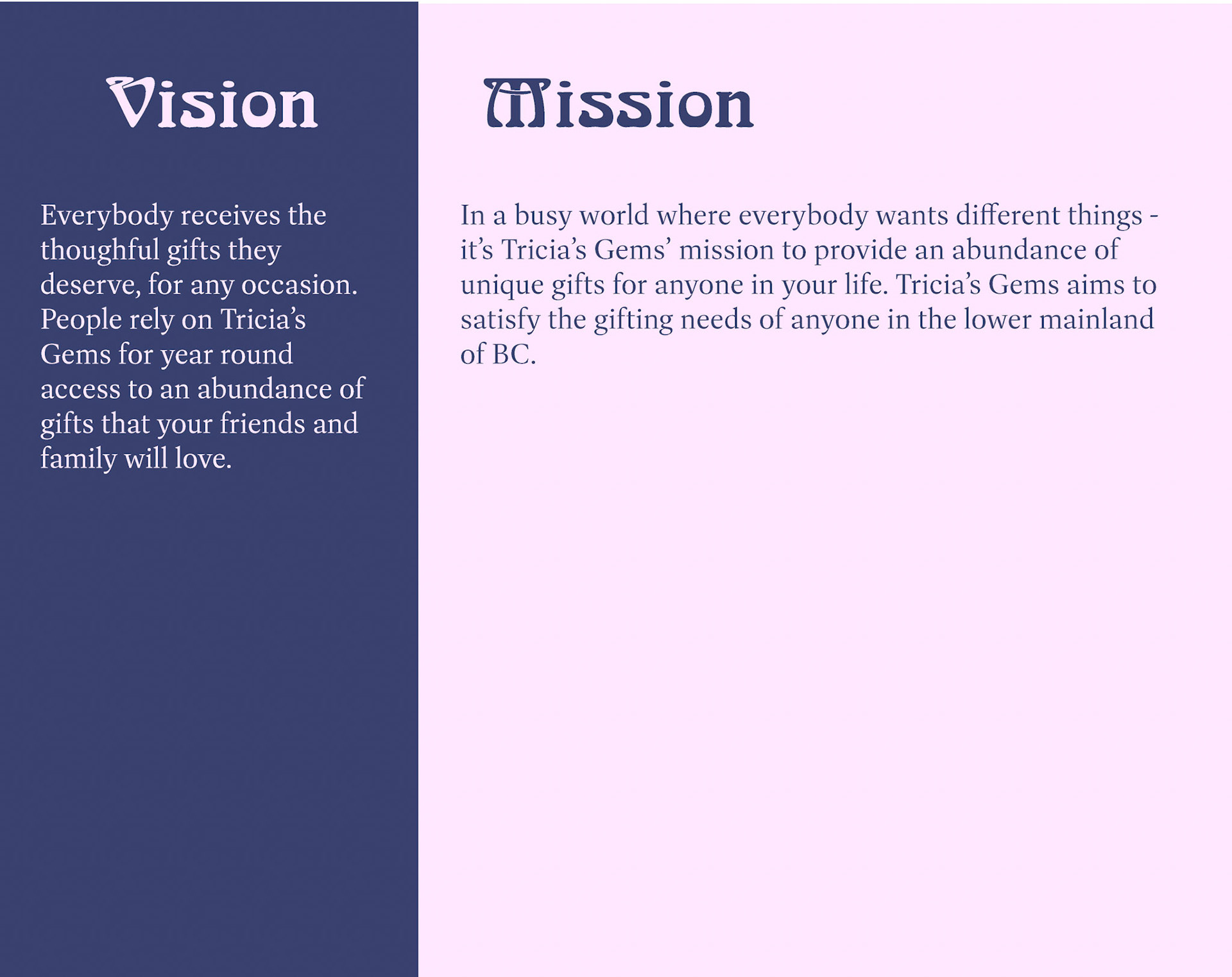 Vision and Mission Statement