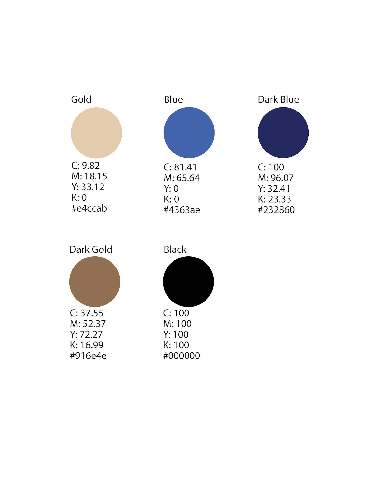 Colors Used