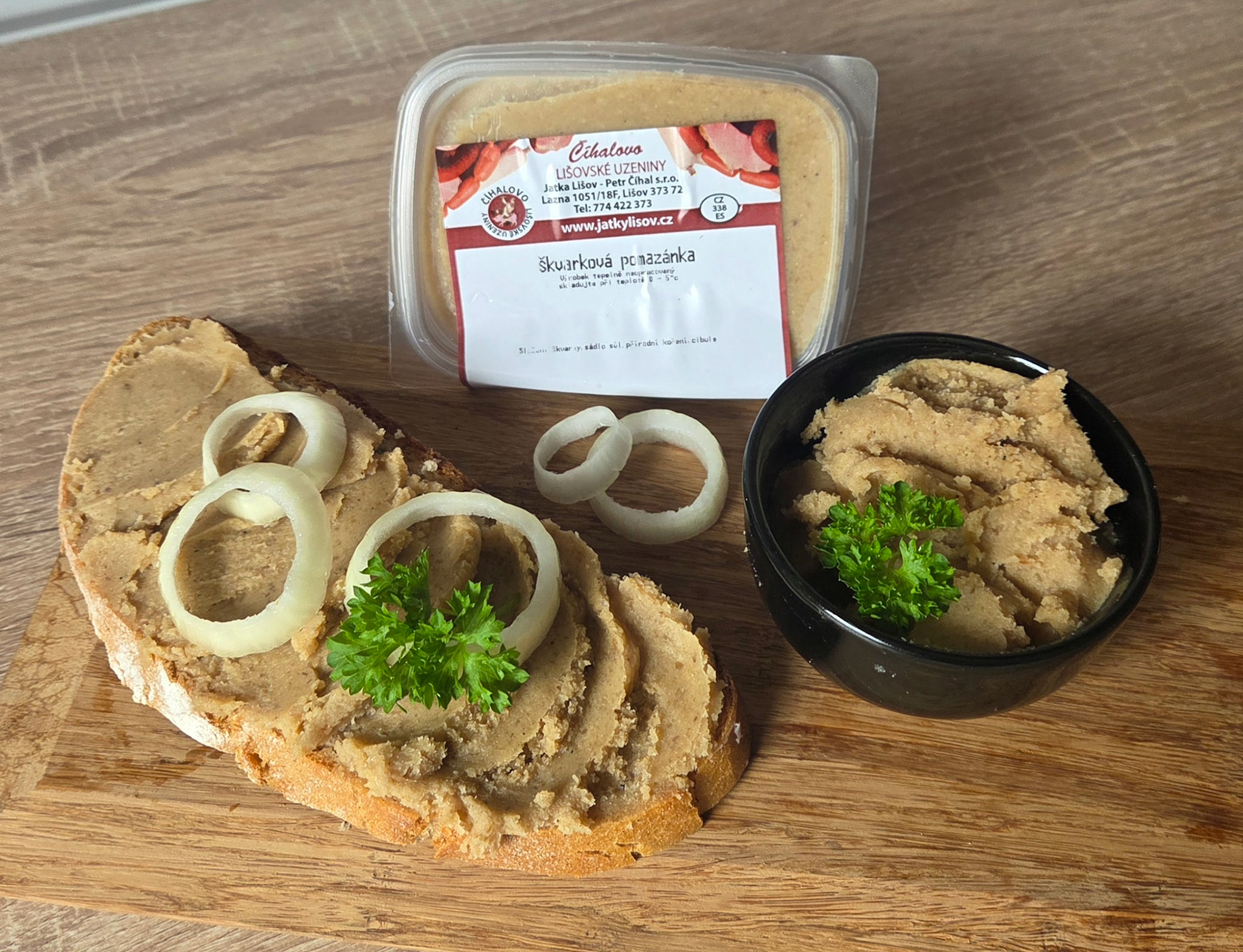 Škvarková pomazánka