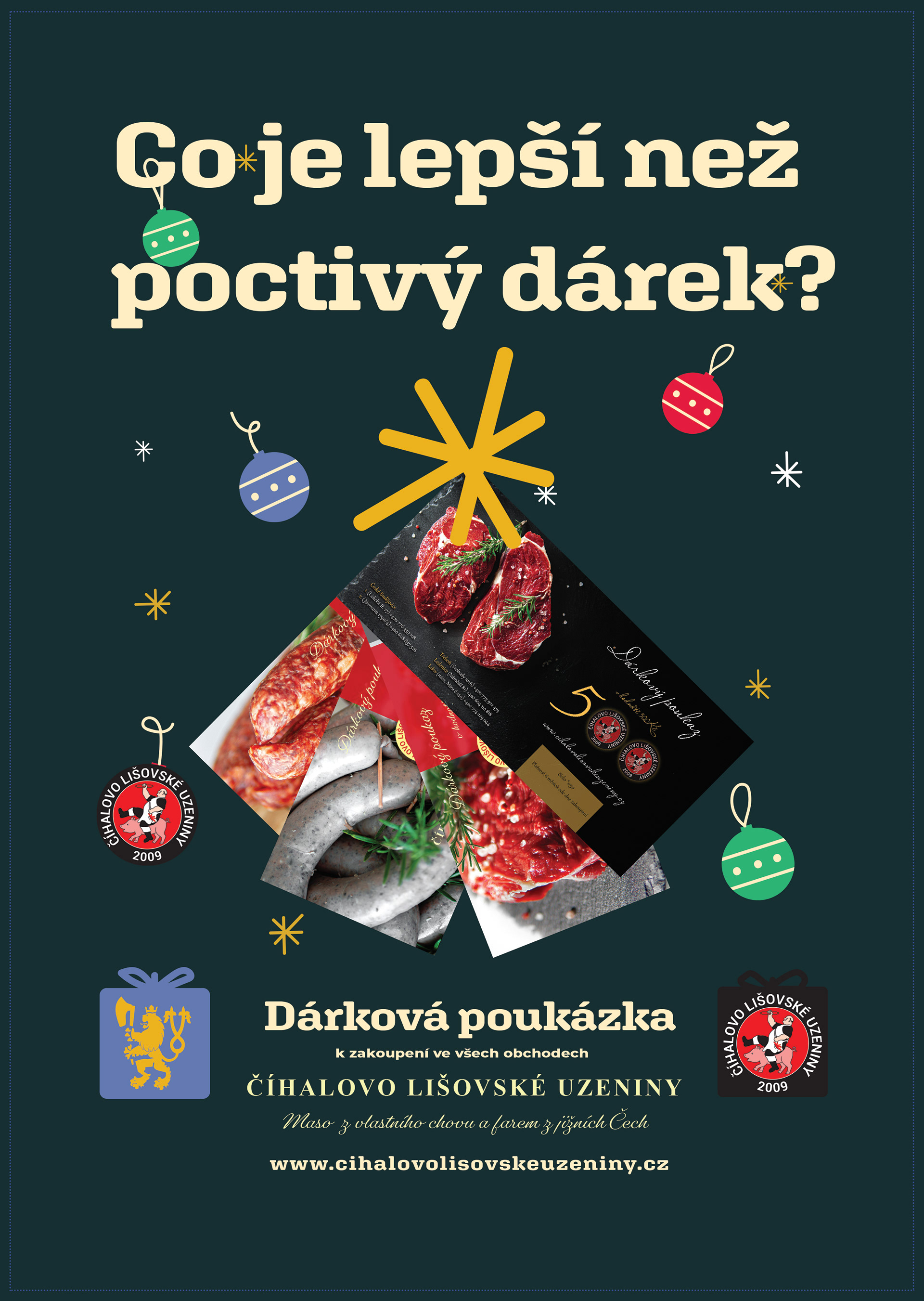 🎄Udělejte radost svým blízkým dárkem, který potěší a chutná! 🎁 ✅ V každé prodejně máme v novém kabátku DÁRKOVÉ POUKAZY  A nejen to, můžete si vybrat z 200Kč - 500 Kč - 1000Kč - 2000 Kč😉