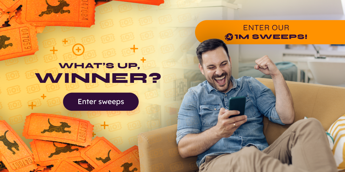 This was to encourage our users to sign up for our sweepstakes.