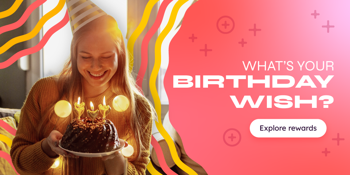A communication we would send our users when they had a birthday.
