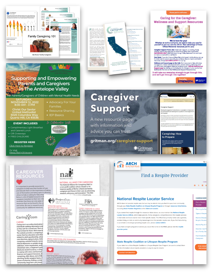 Countless resources caregivers have to sift through and still figure out if it relates to what they need.
